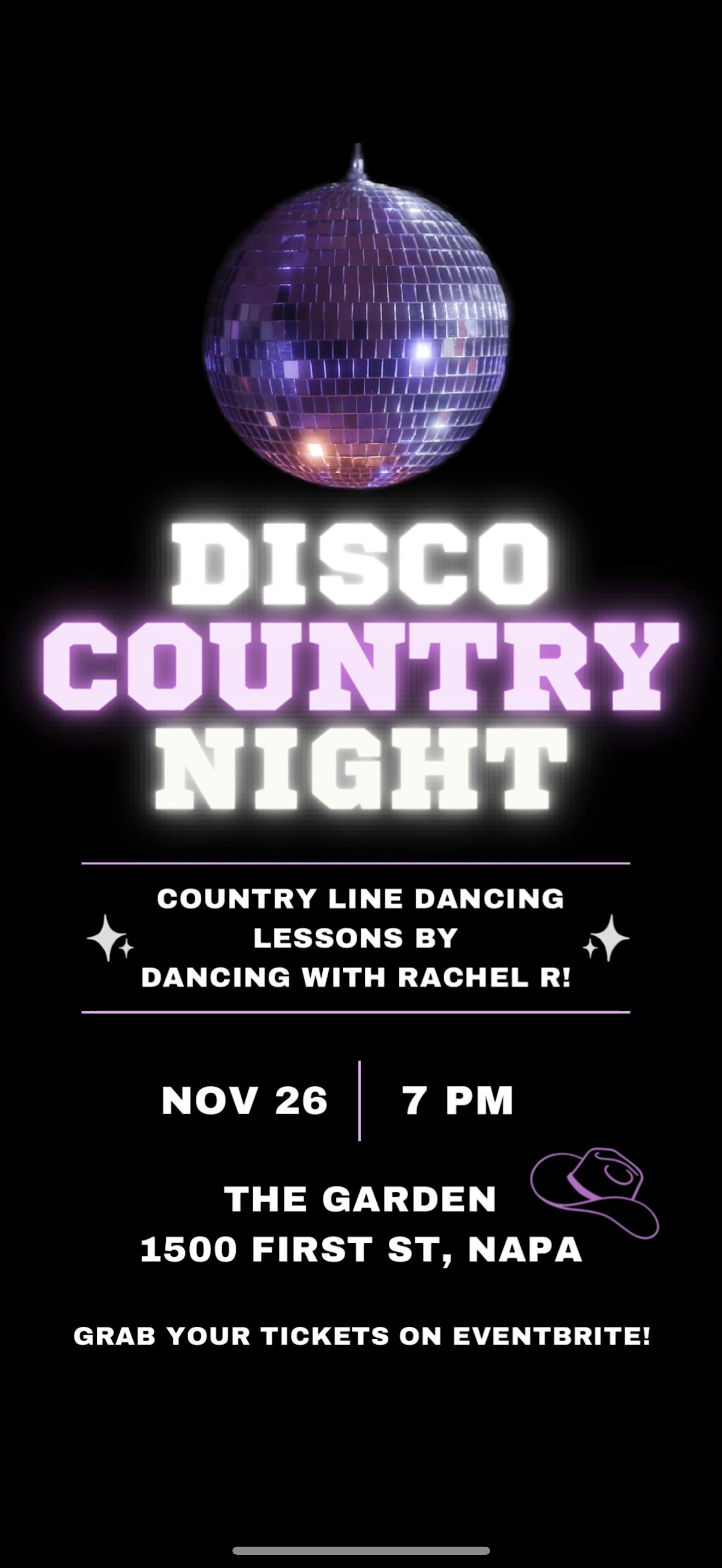 DISCO Country Night at The Garden at The Garden by Tannery Bend Beerworks – Napa, CA