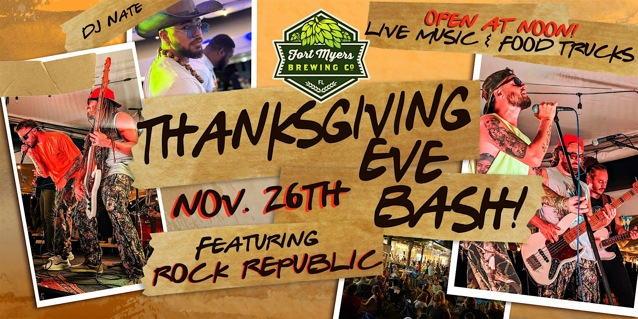 FMBrew’s Thanksgiving Eve Bash! at Fort Myers Brewing Company – Fort Myers, FL