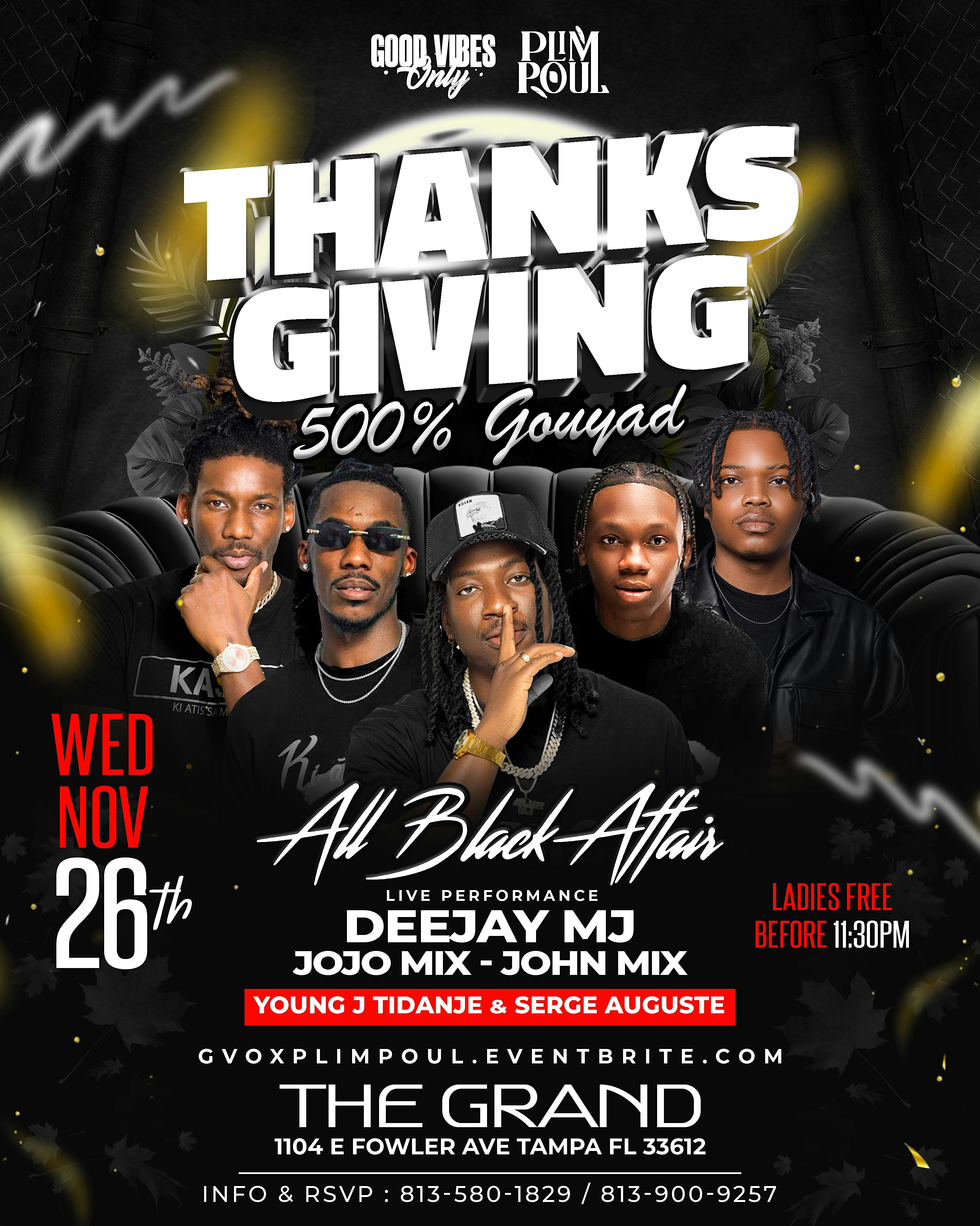 GVO X PLIM POUL at The Grand Restaurant & Lounge – Tampa, FL