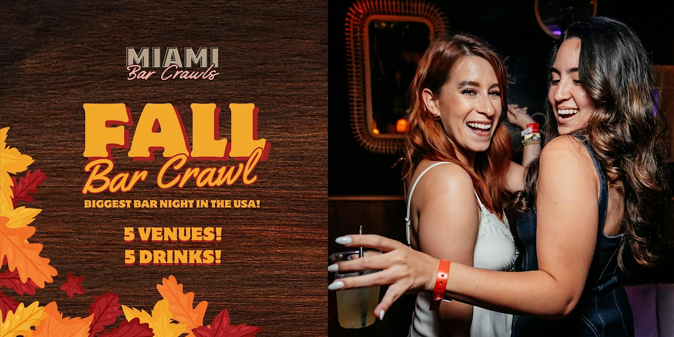 6th Annual Fall Crawl – Thanksgiving Eve Bar Crawl! at Blackbird Ordinary – Miami, FL