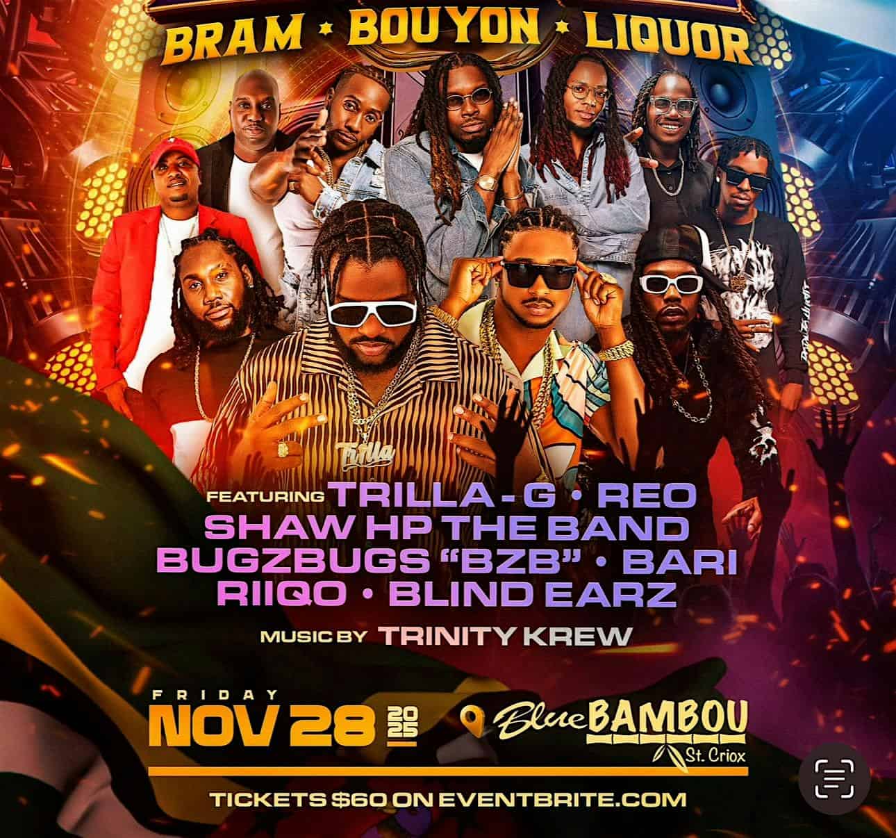 BBL (Bram, Bouyon, Liquor) at Levels – Christiansted, St Croix