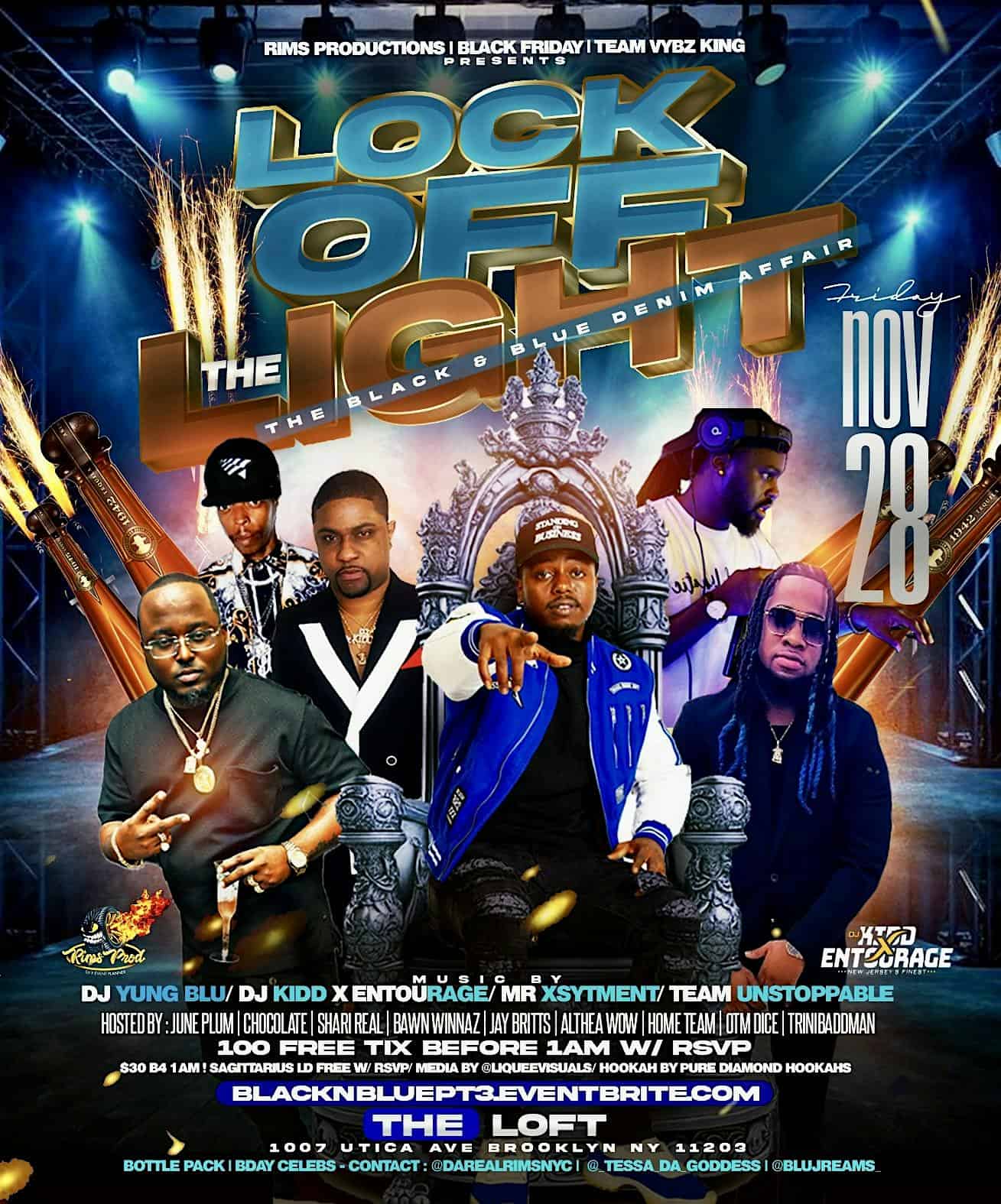 BLACK & BLUE DENIM PT.3 at THE LOFT – Brooklyn, NY