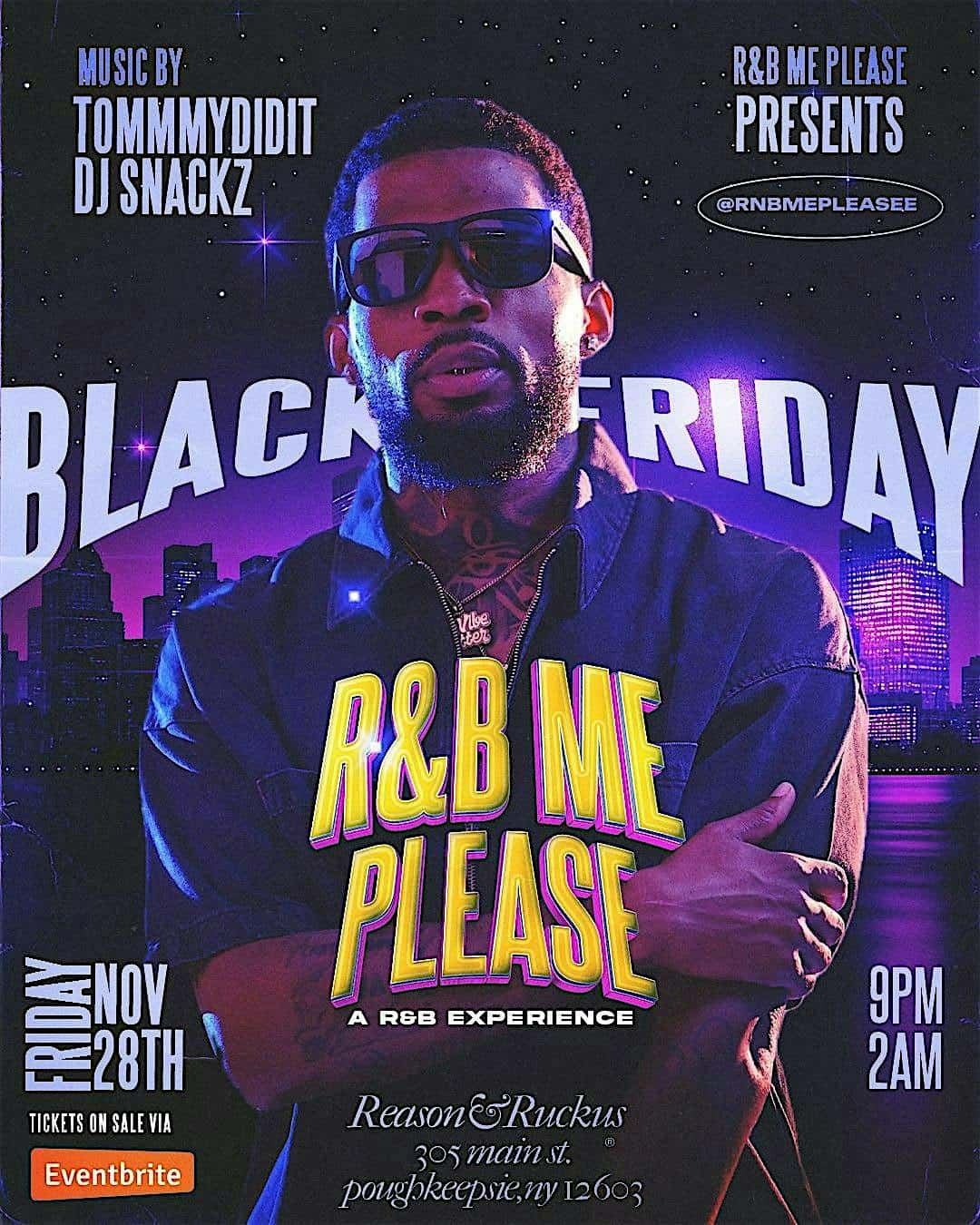 R&B Me Please “Black Friday” Edition at Reason & Ruckus – Poughkeepsie, NY