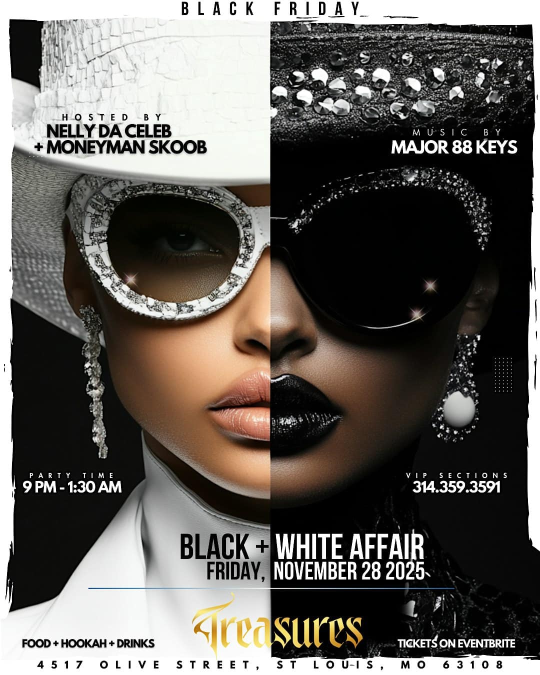 BLACK FRIDAY @ TREASURES at 4517 Olive St – St. Louis, MO