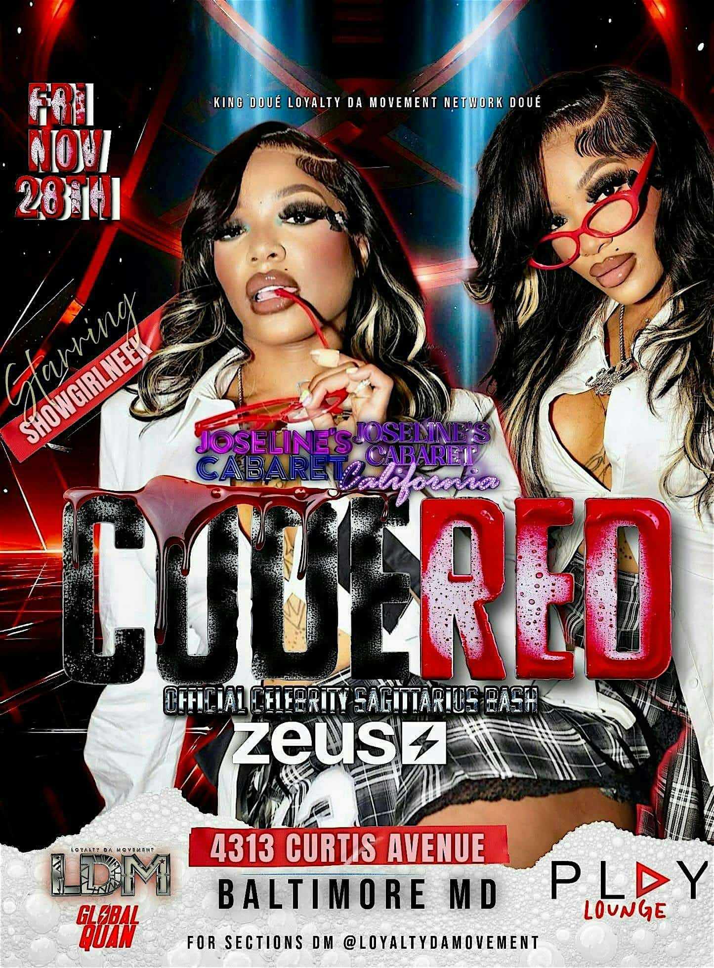 CodeRed Celebrity Sagittarius Bash at 4313 Curtis Ave – Baltimore, MD