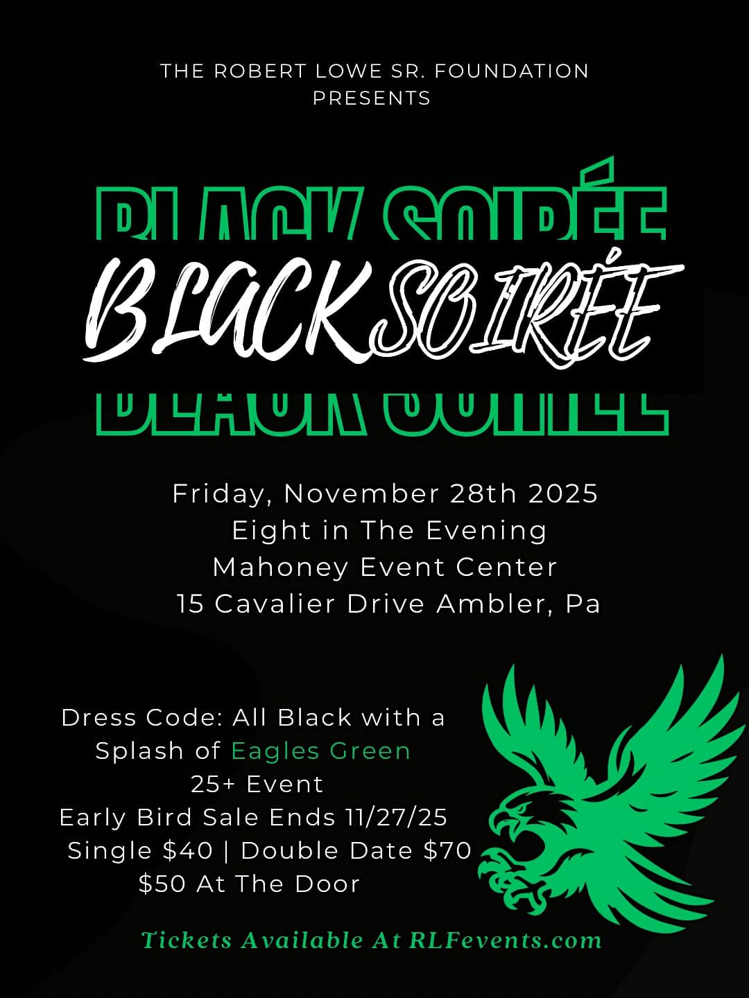 The Black Soirée at Mahoney Event Center – Ambler, PA