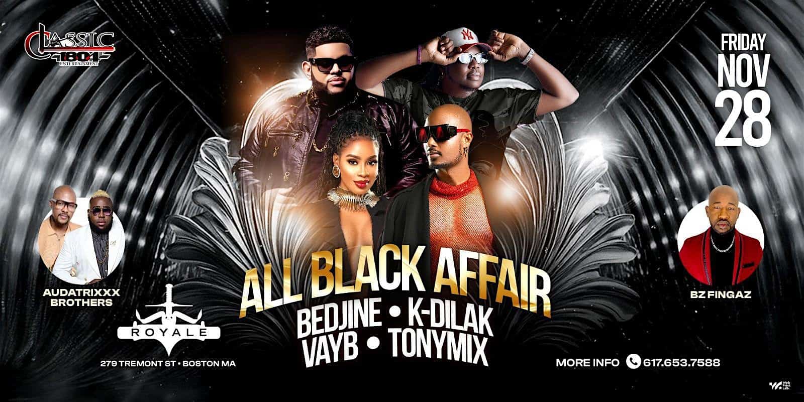 ALL BLACK AFFAIR TO CELEBRATE BLACK FRIDAY @ ROYALE BOSTON at Royale – Boston, MA