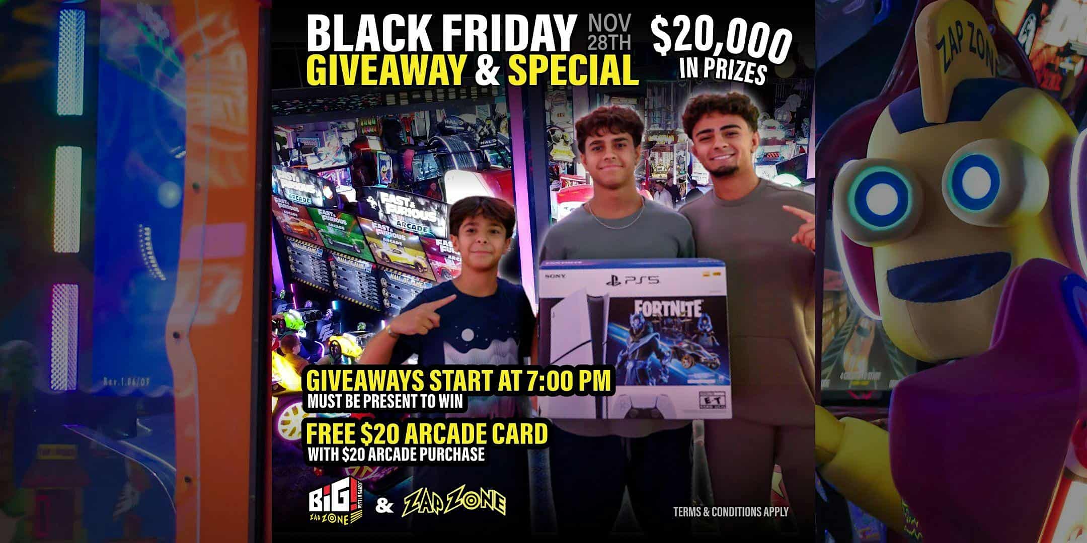 Black Friday Giveaway | BIG Ypsi at BIG | Best In Games – Ypsilanti, MI