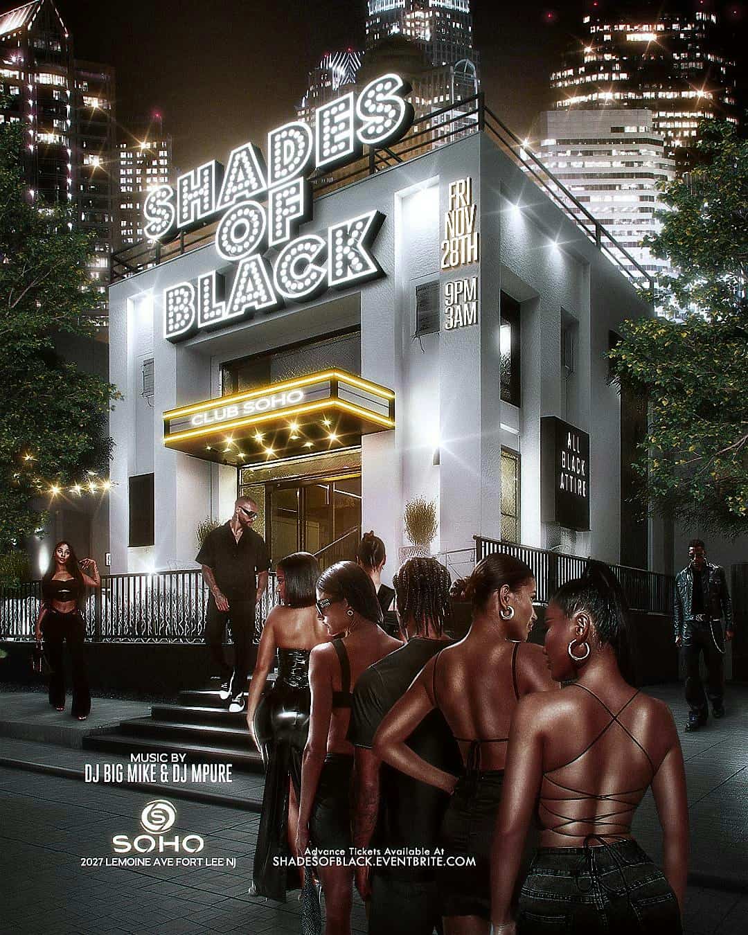 Shades of Black at Club Soho – Fort Lee, NJ