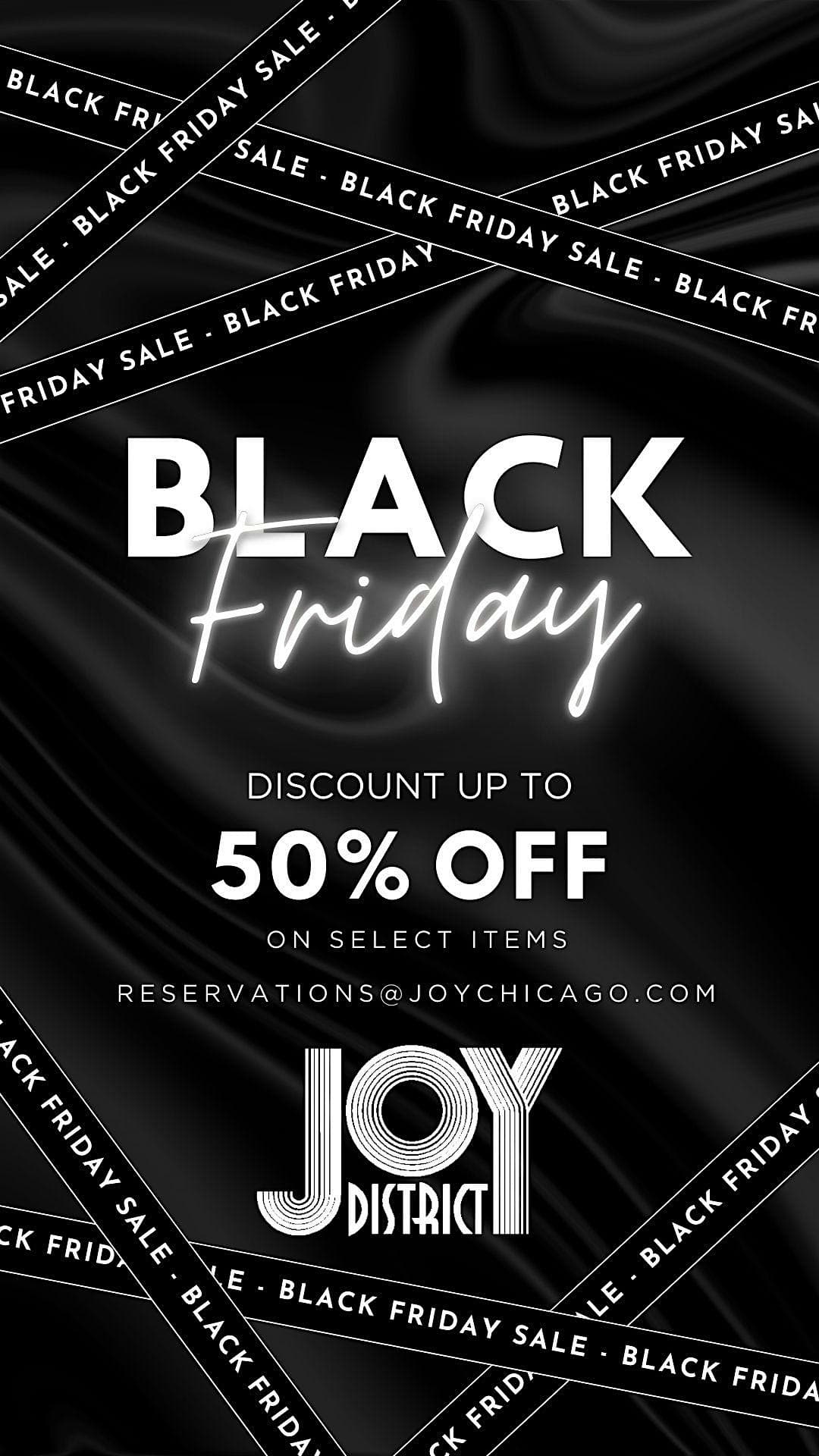 Black Friday @ Parlay River North at Joy District – Chicago, IL