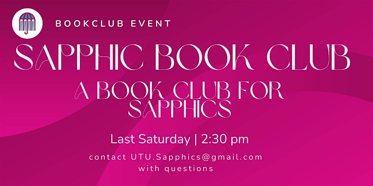 Sapphic Book Club at Under the Umbrella Bookstore and Cafe – Salt Lake City, UT