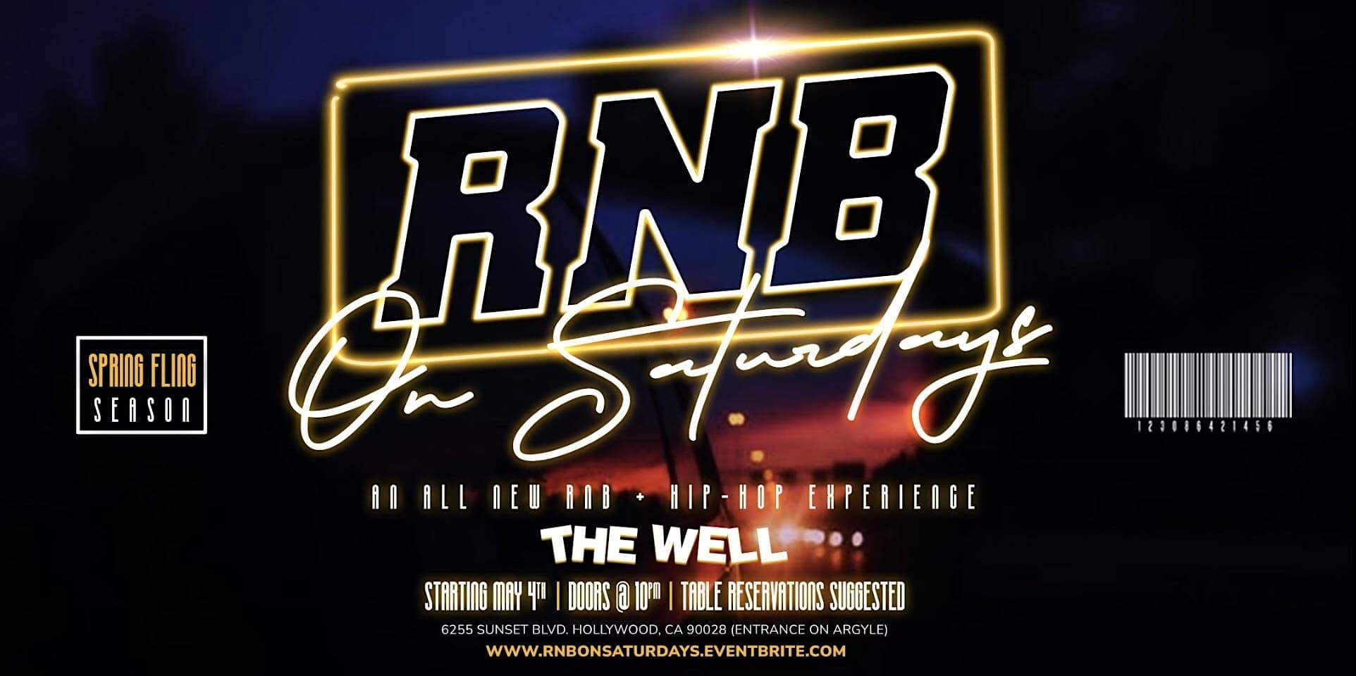R&B Saturday Nights Inside The WELL Lounge at The Well – Los Angeles, CA