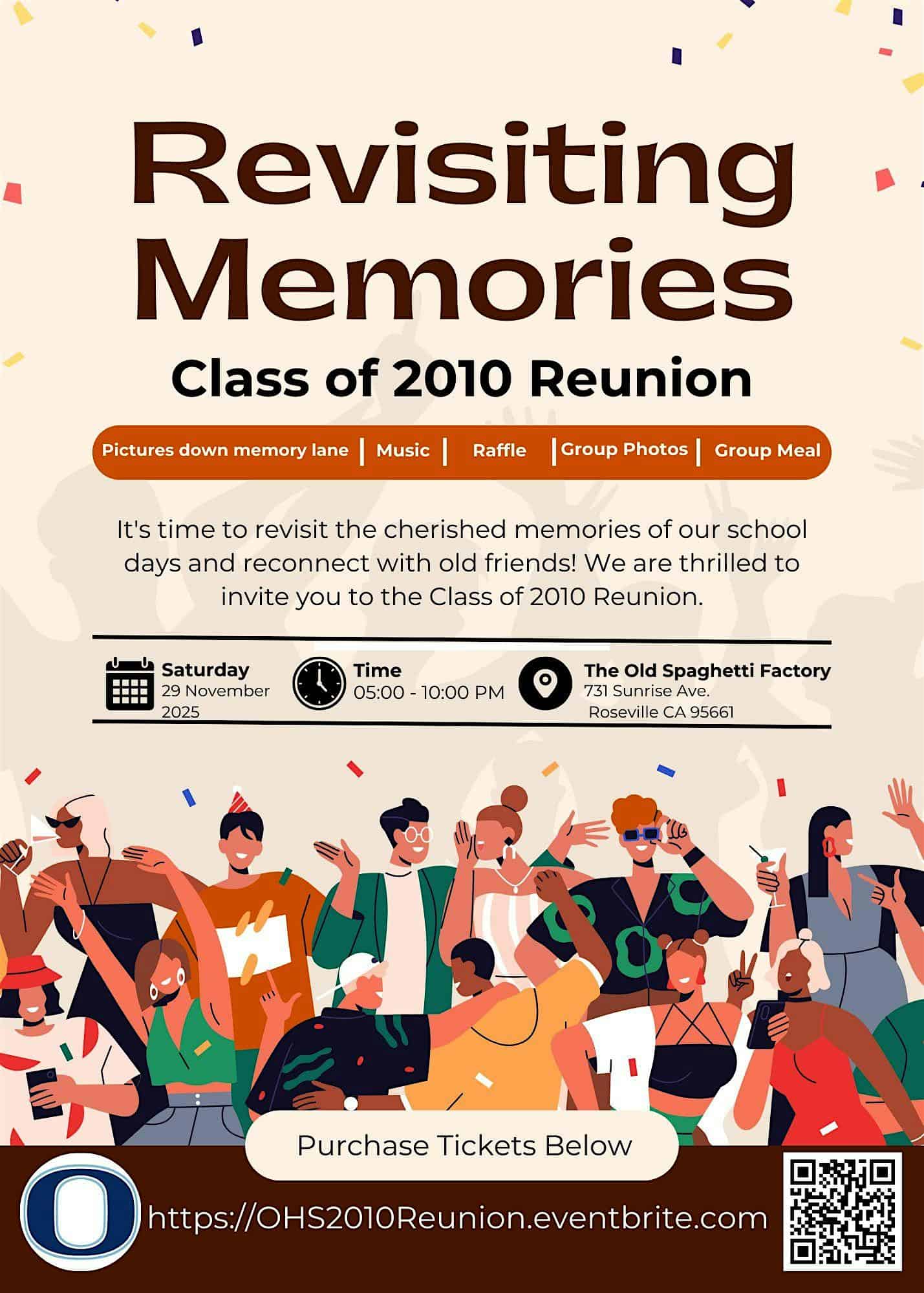 Oakmont High School 2010 Reunion at The Old Spaghetti Factory – Roseville, CA