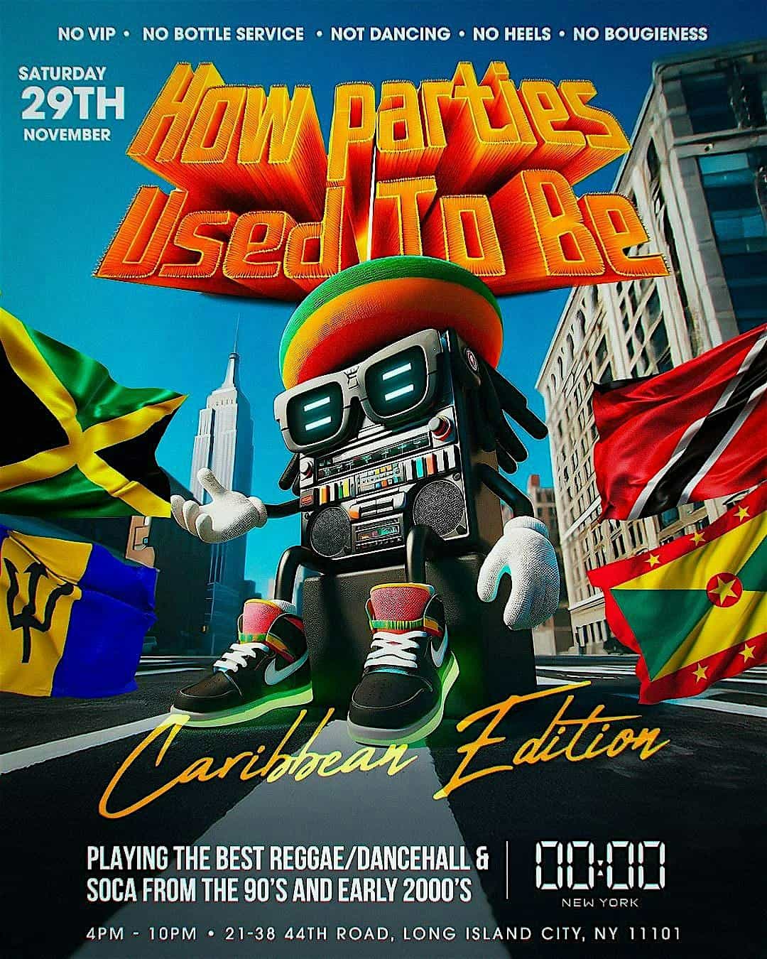 How Parties Used To Be: Caribbean Edition #NYC #DayParty at 0:00 – Queens, NY