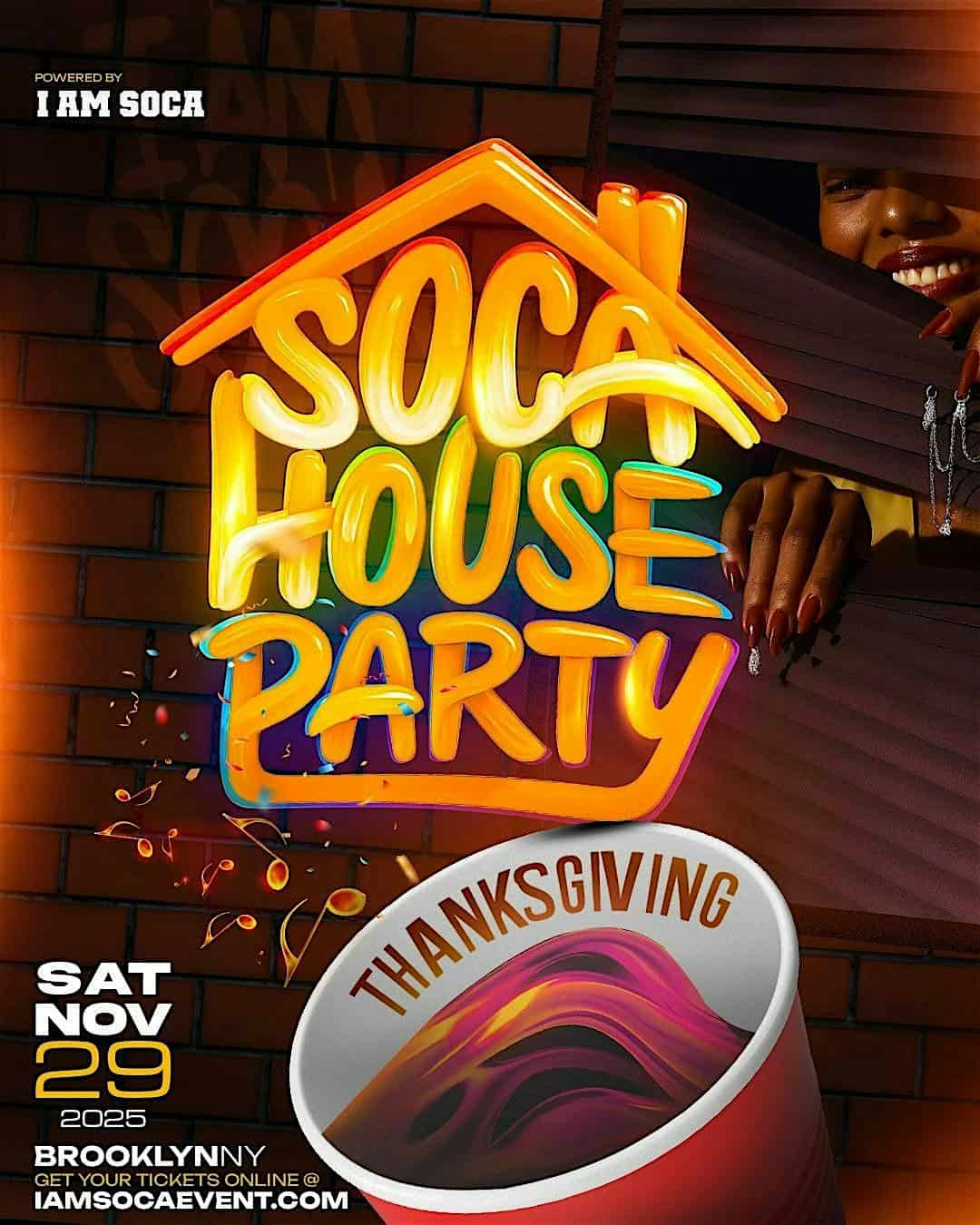 SOCA HOUSE PARTY (I Am Soca) at Cozy On the Slope – Brooklyn, NY
