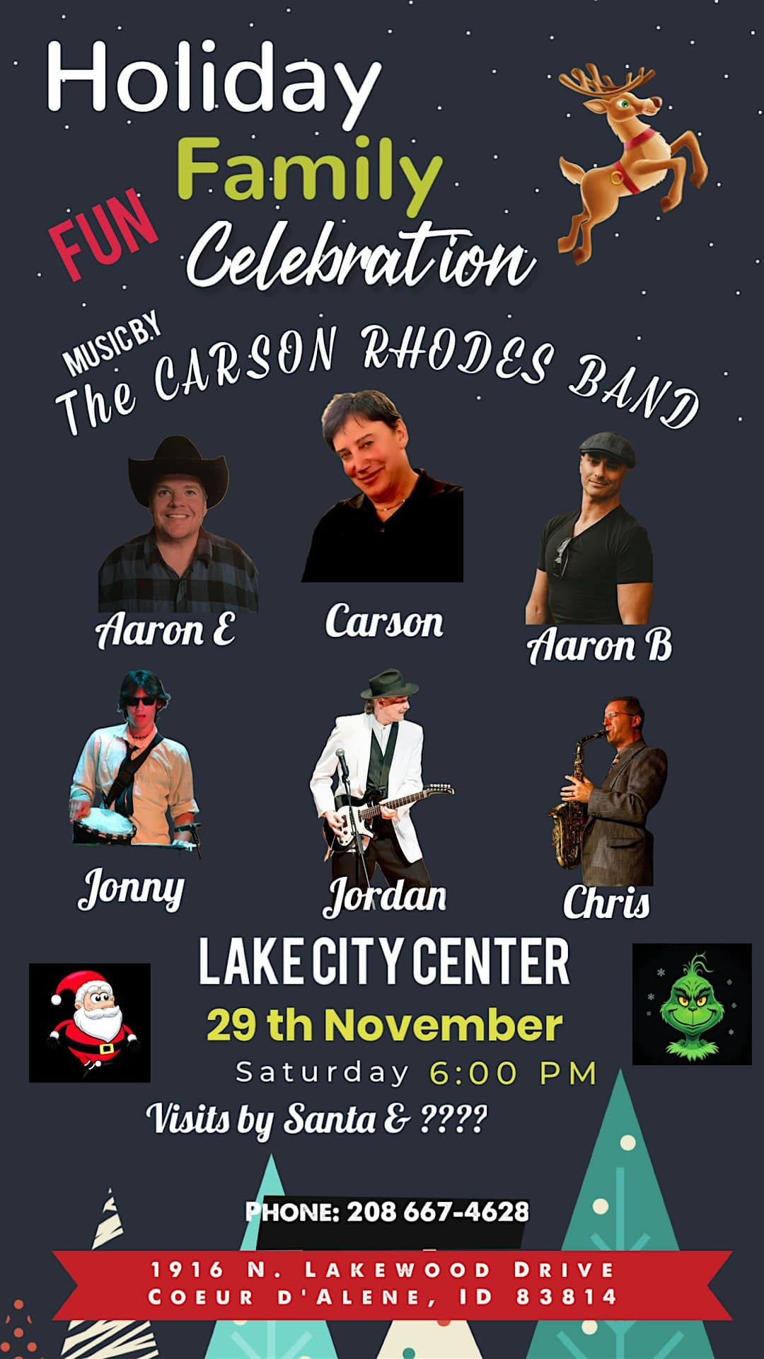 Holiday Family Fun Celebration at Lake City Center, Inc – Coeur d’Alene, ID