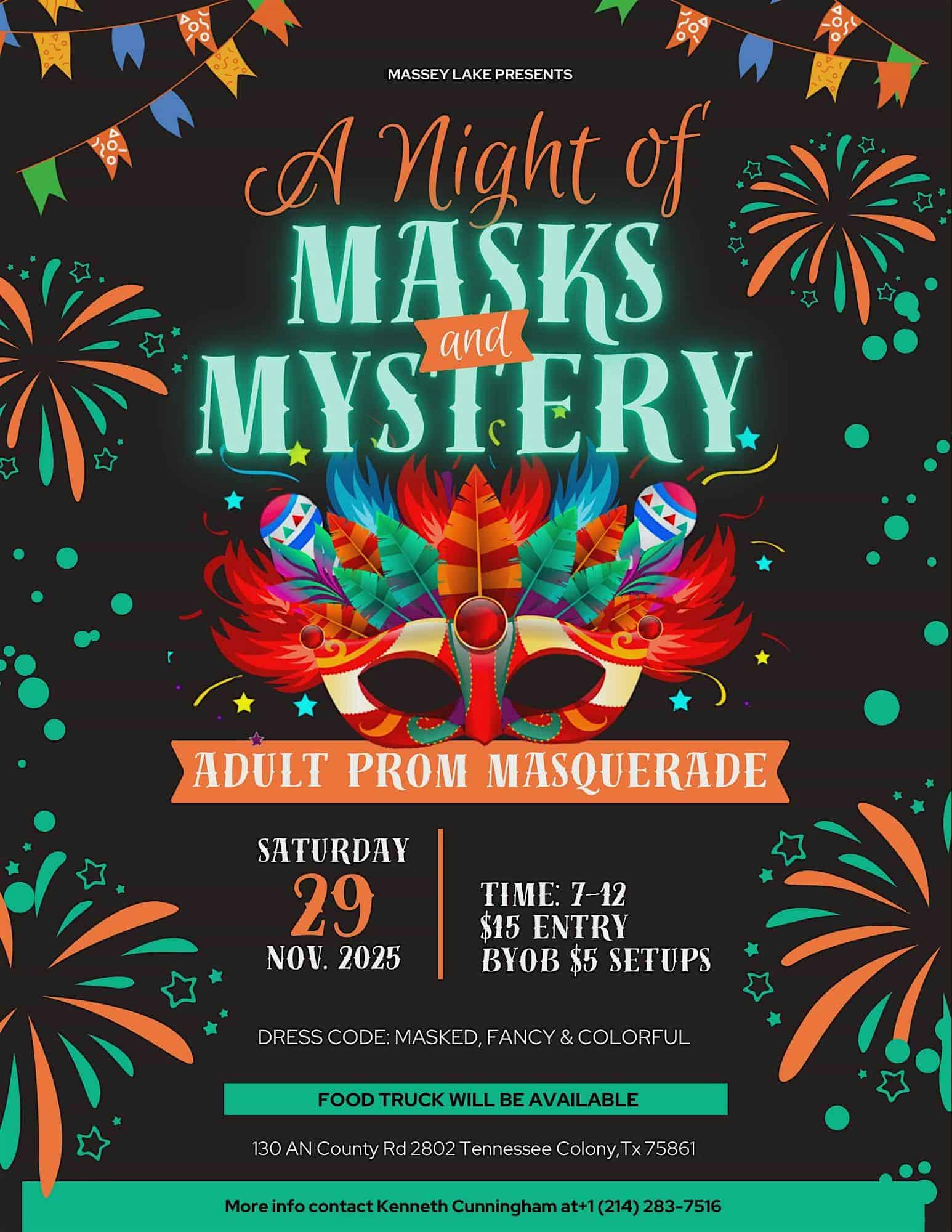 Massey Lake Adult Prom Night at Massey Lake Community Center – Tennessee Colony, TX