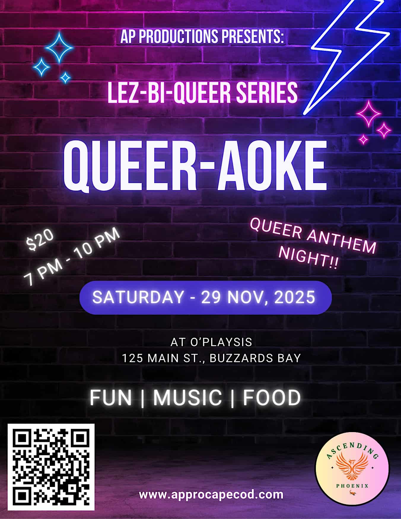 Queer-aoke at O’playsis LLC – Bourne, MA