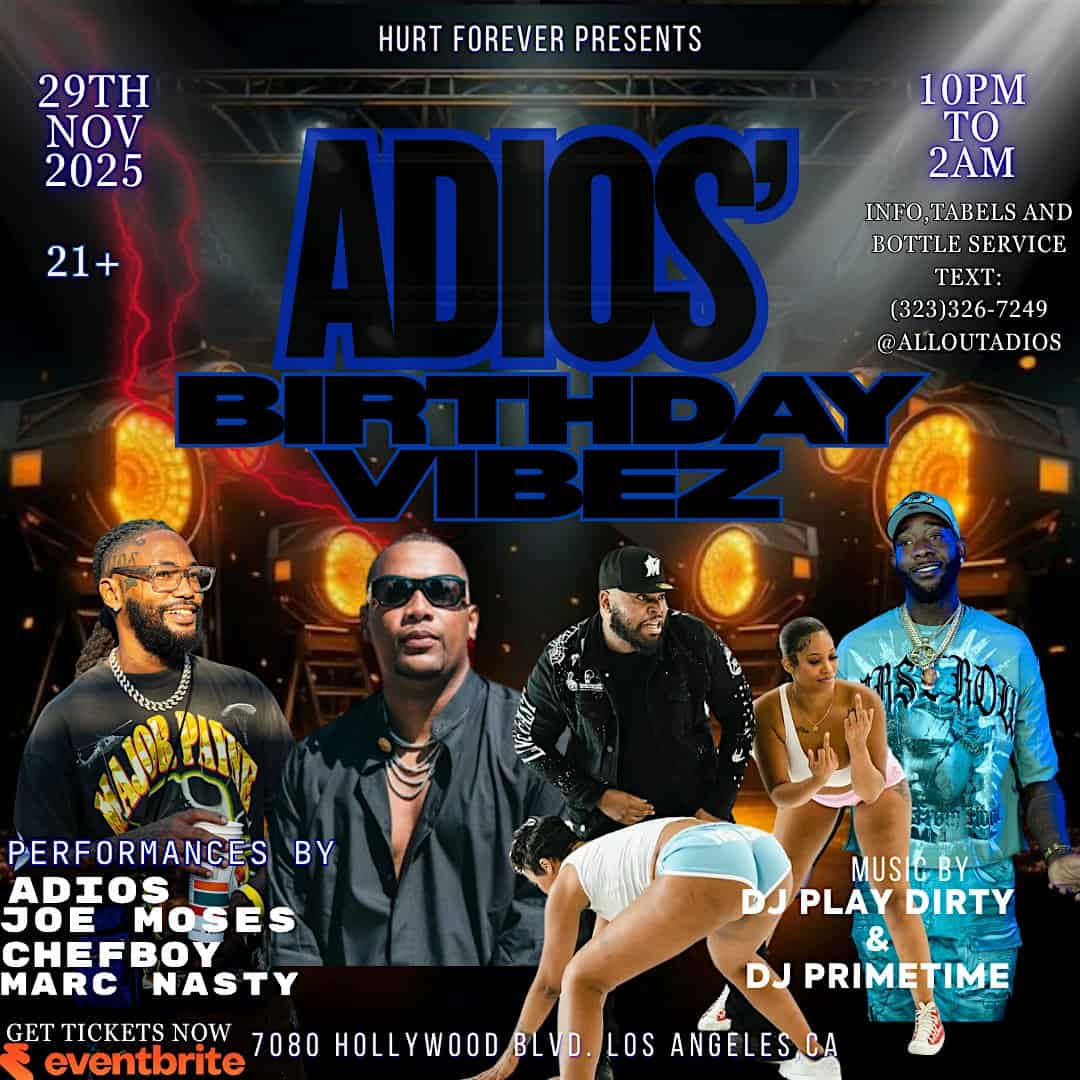 Adios’ Birthday Vibez at Beetle House LA – Los Angeles, CA