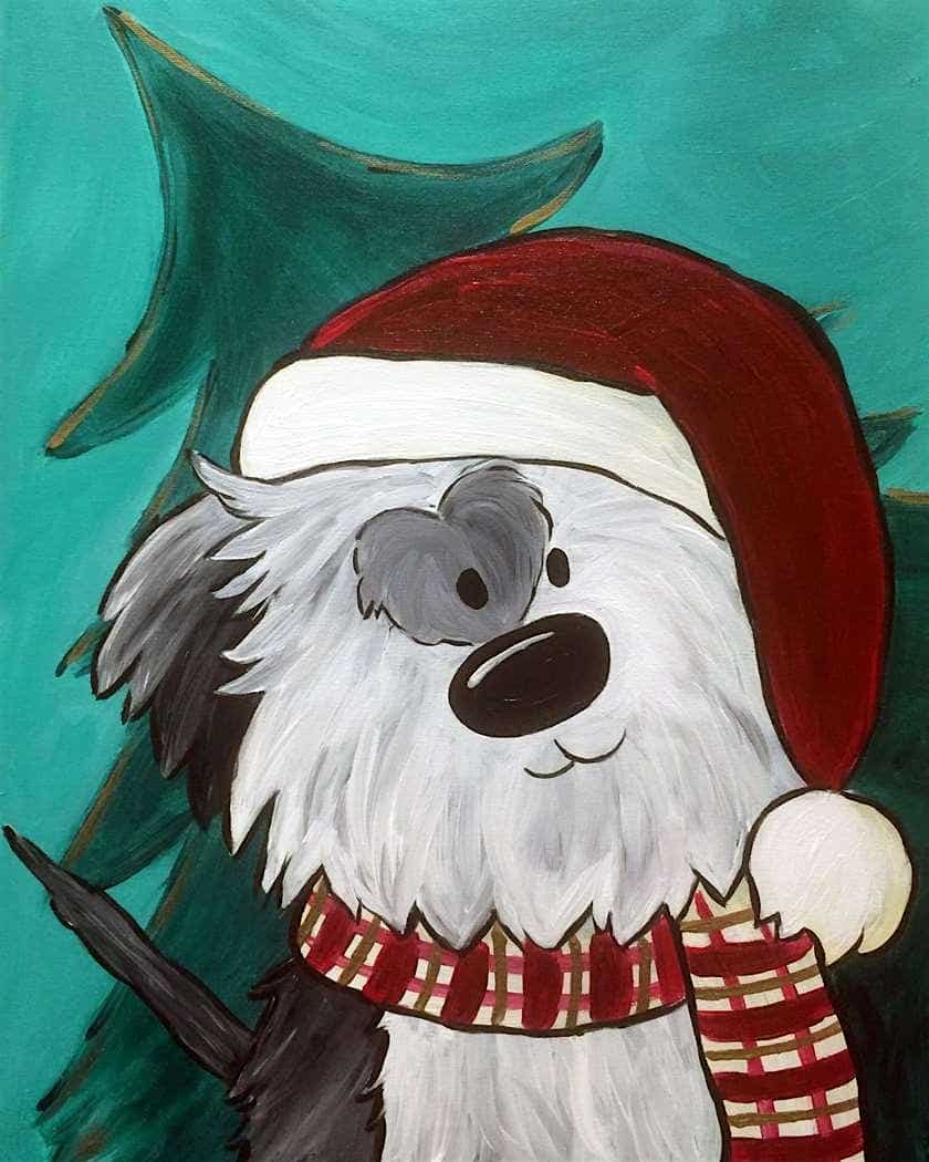 Family Fun Painting Event – Christmas Bandit – St. Charles, IL at Pinot’s Palette St. Charles, IL – St. Charles, IL