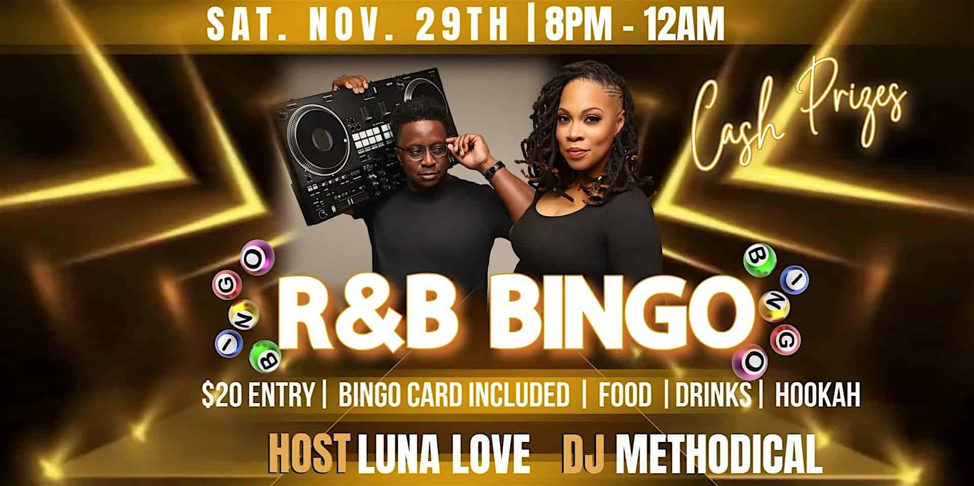 R&B BINGO CHARLOTTE at Event Masterz – Charlotte, NC