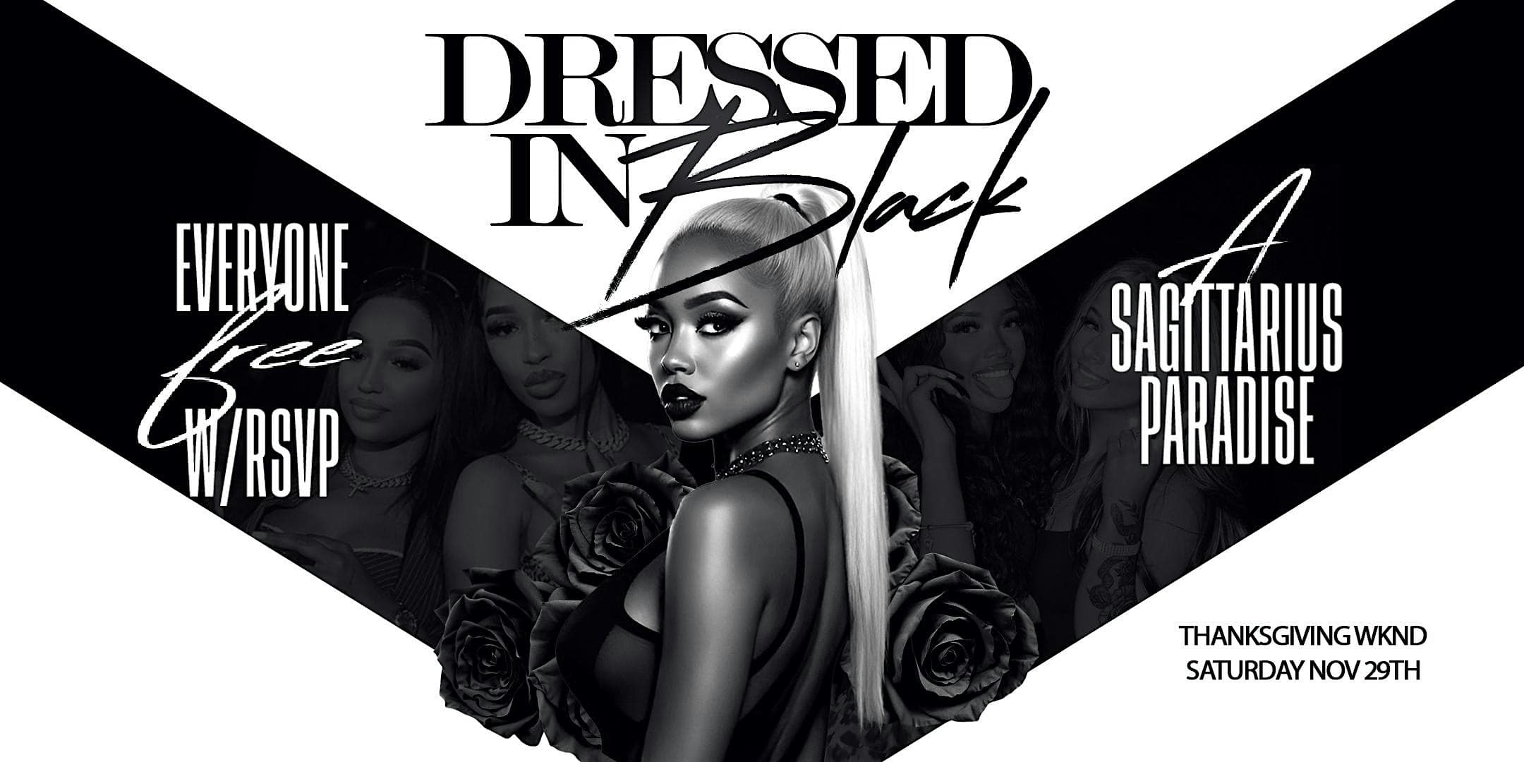 Dressed In Black A SAGITTARIUS PARADISE “New Jersey Edition” at 24K Lounge – Elizabeth, NJ