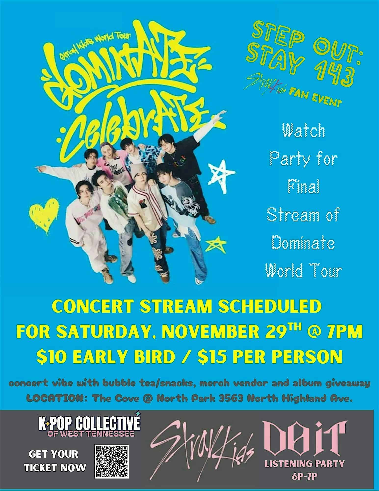 STEP OUT : STAY 143 “Dominate Celebrate” Watch Party at The Cove @ North Park – Jackson, TN