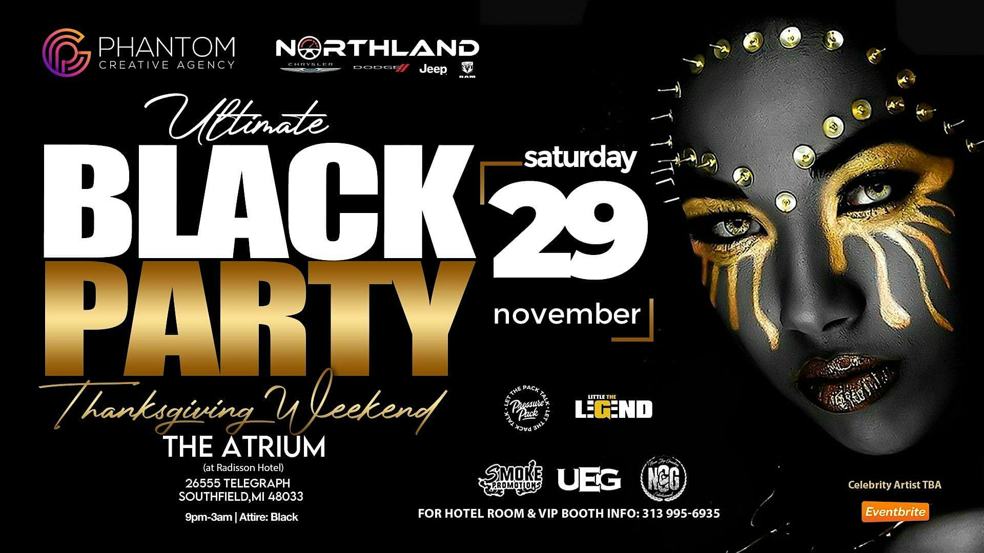 THE ULTIMATE BLACK PARTY 2025 at Radisson Hotel Southfield-Detroit – Southfield, MI