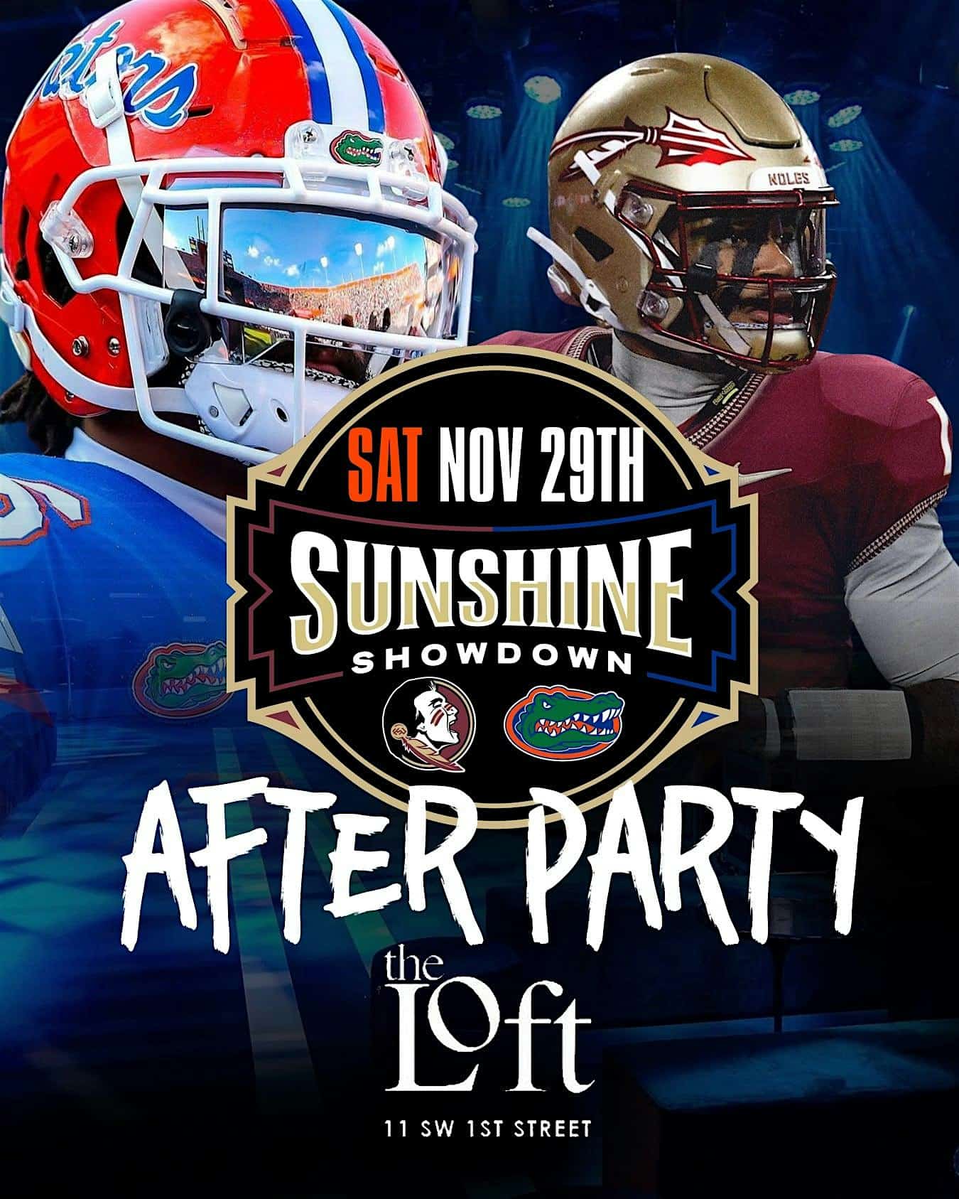 THE UF VS FSU GAME AFTER PARTY at THE LOFT Formally GOLD ROOM NIGHTCLUB – Gainesville, FL
