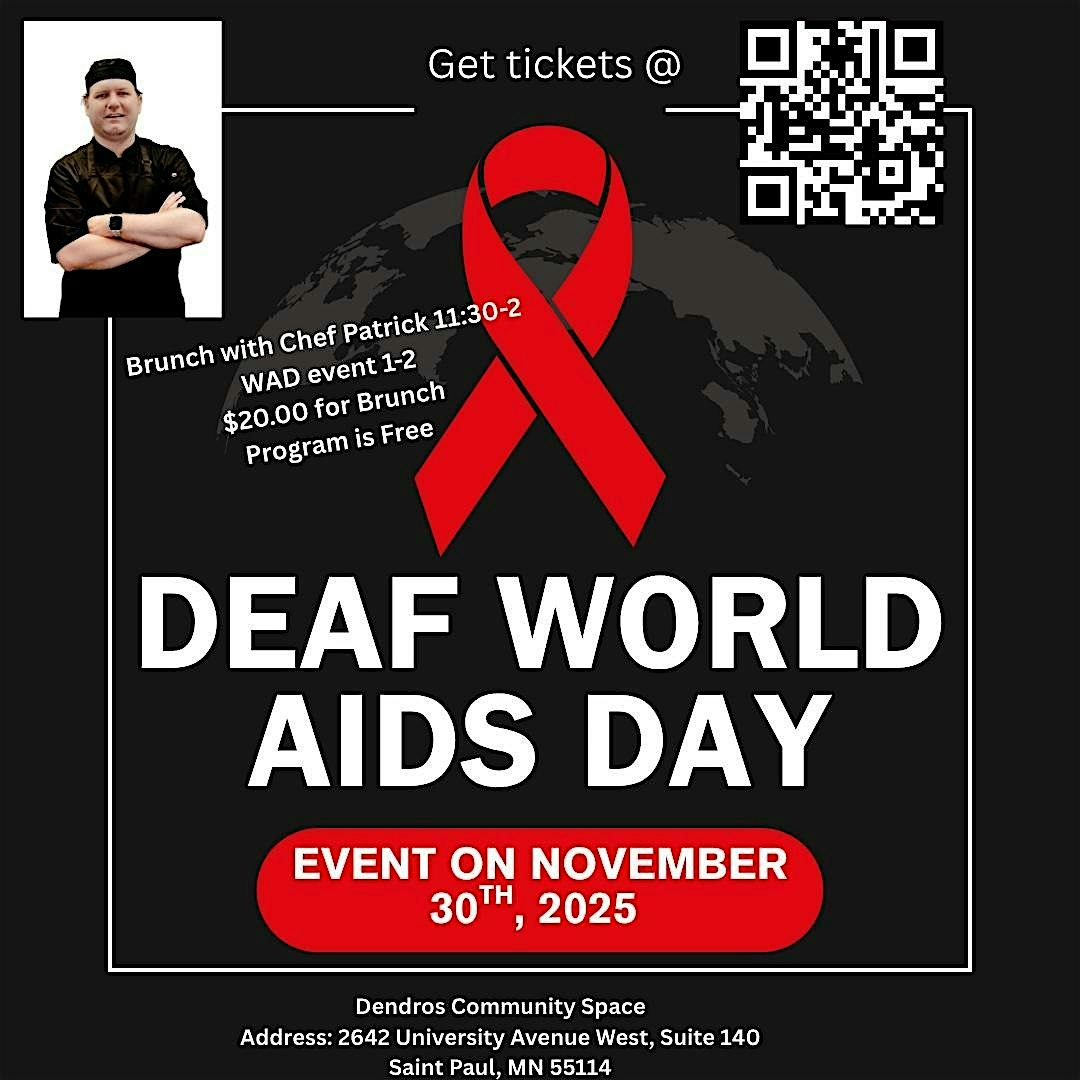Brunch with Chef Tricio and Deaf World AIDS Day at Dendros Group – Saint Paul, MN