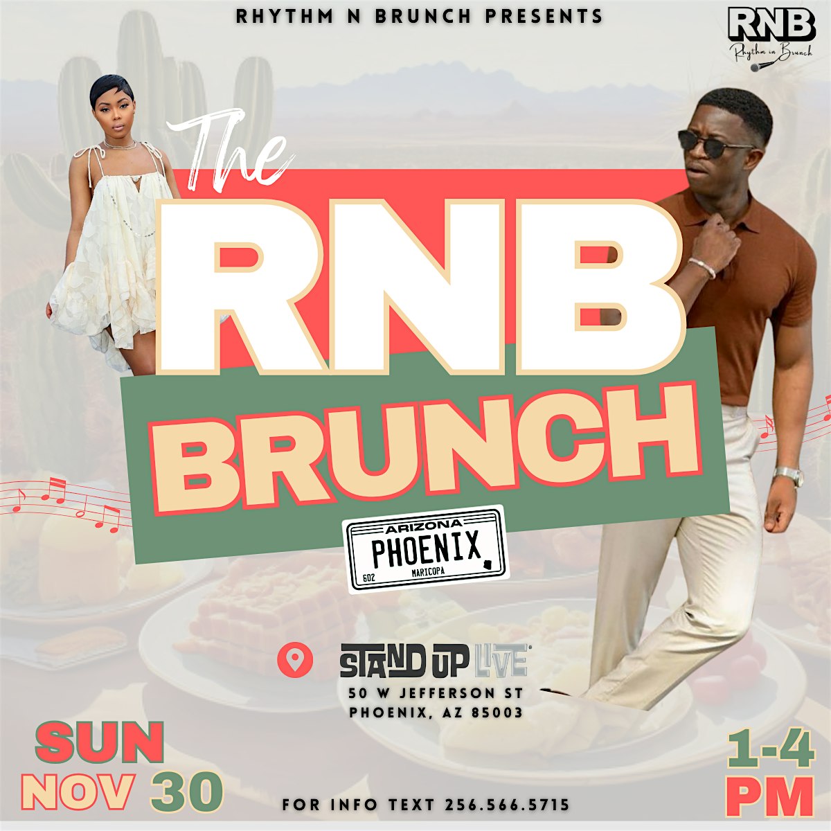 Phoenix – RNB Brunch Experience at Stand Up Live – Phoenix, AZ