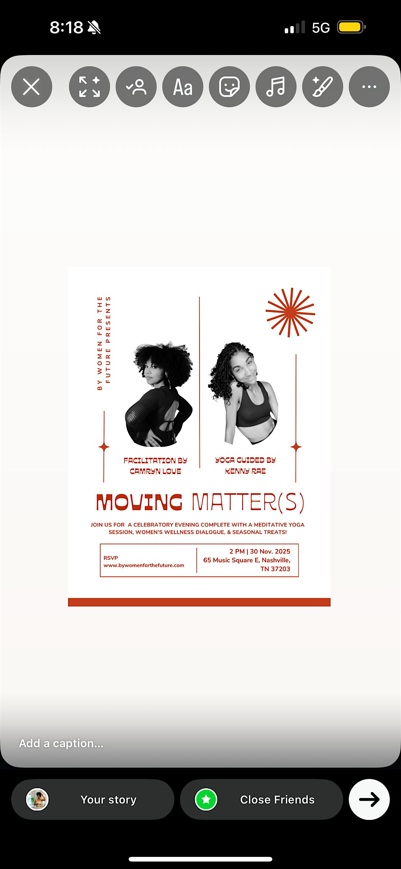 Moving Matter(s) at 65 Music Square E – Nashville, TN