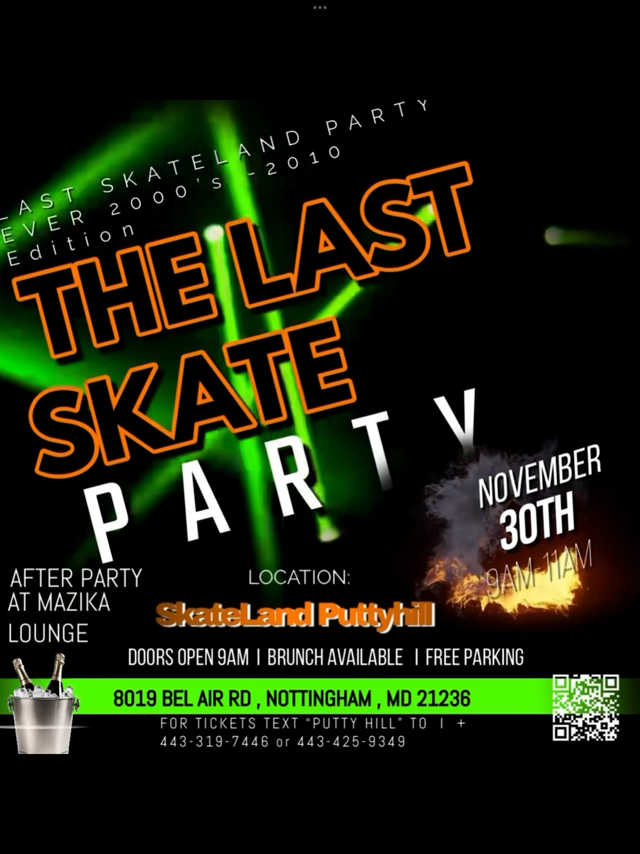 The Last SkateLand Party EVER at Skateland Putty Hill – Overlea, MD