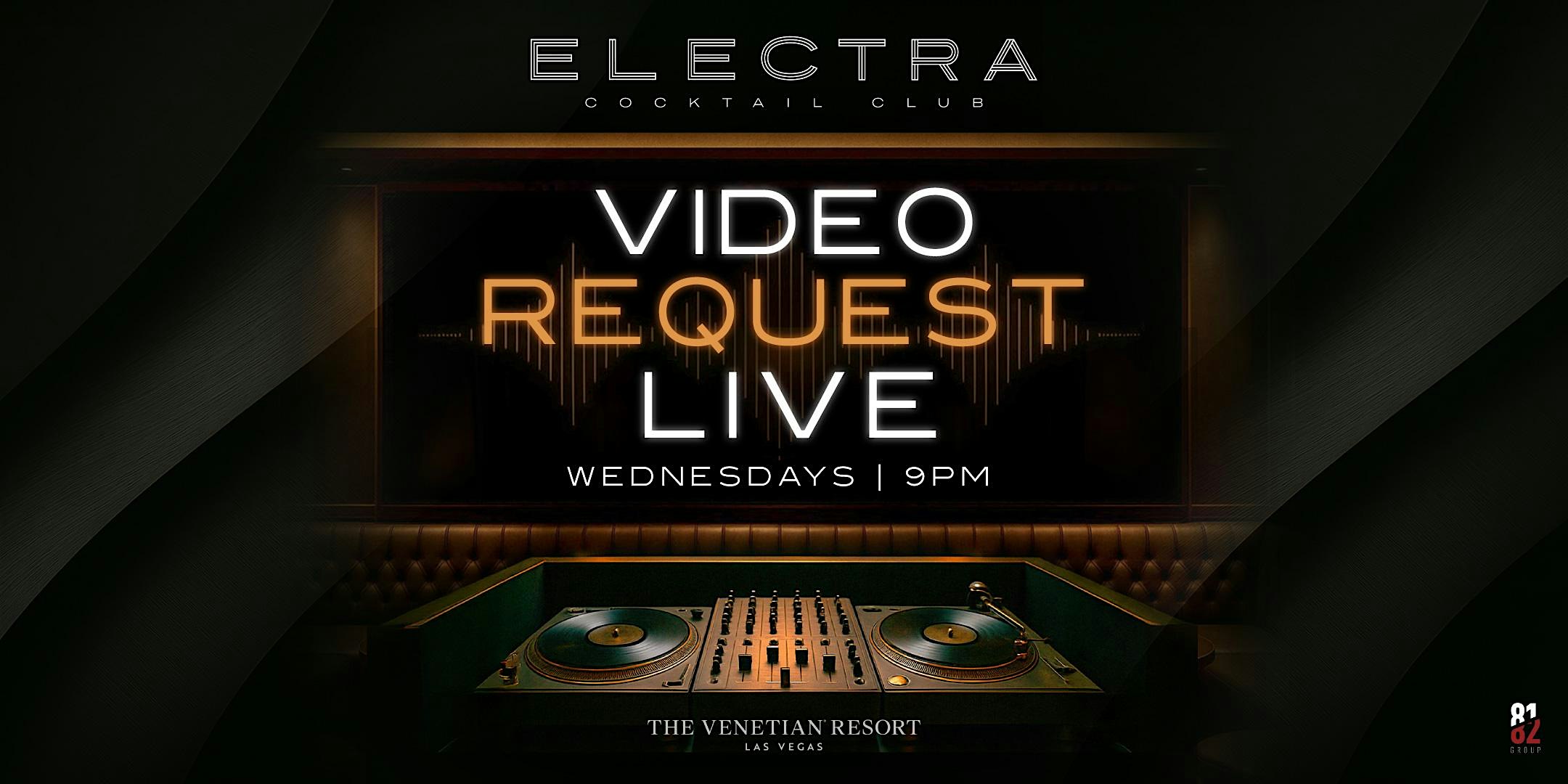 Video Request Live at Electra Cocktail Club, South Las Vegas Boulevard, Las Vegas, NV, USA – Las Vegas, NV
