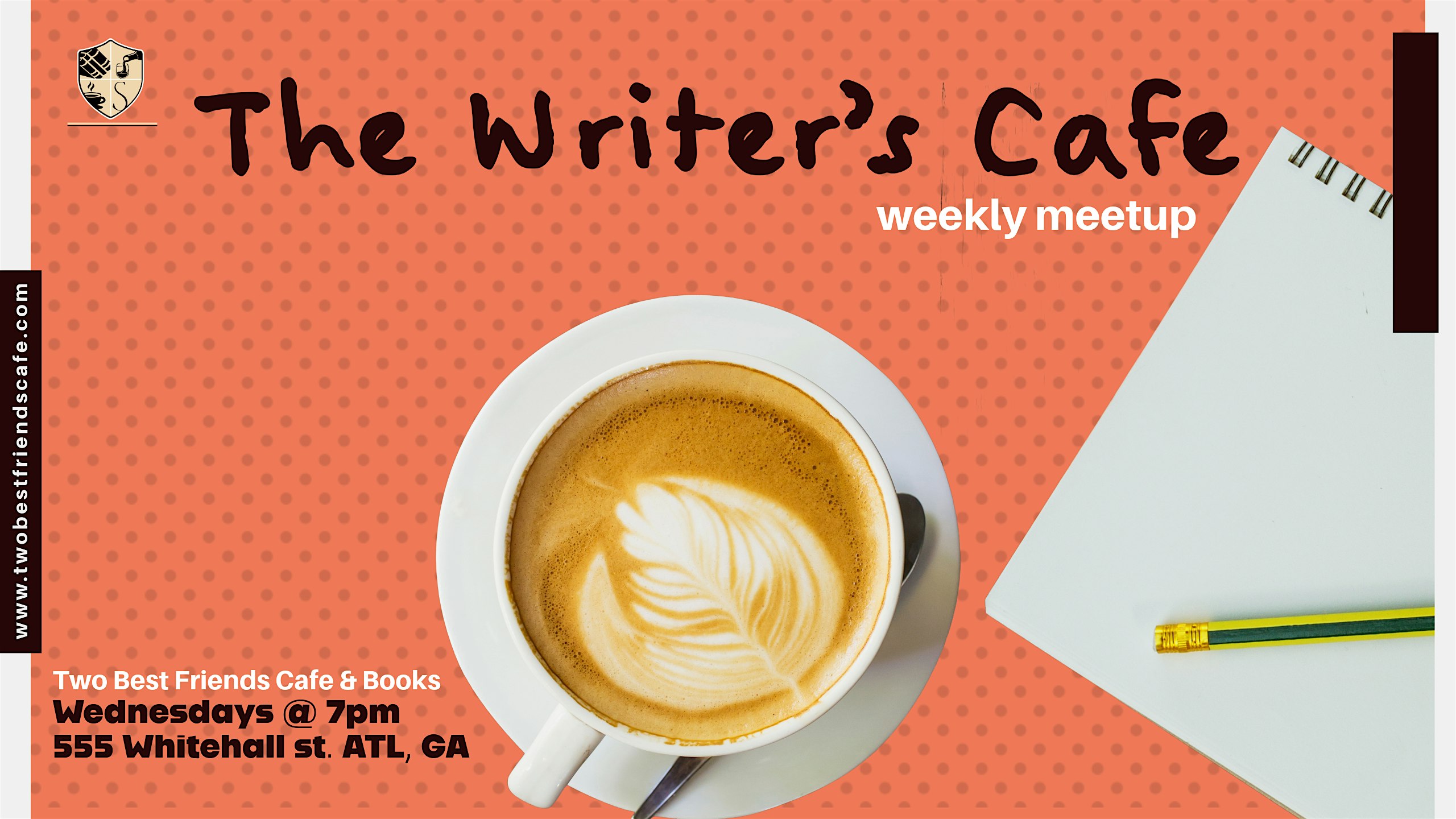 The Writer’s Cafe at Two Best Friends Cafe & Books – Atlanta, GA