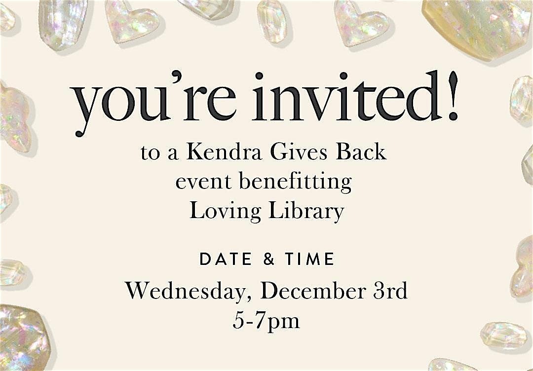 Kendra Scott & Loving Library Shopping for a Cause at Kendra Scott – Scottsdale, AZ