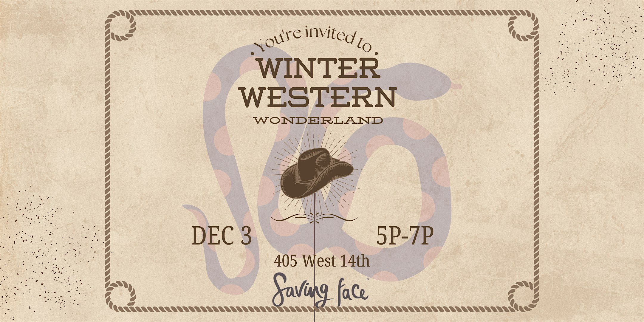 Western Wonderland Holiday Party at Saving Face at Saving Face – Austin, TX