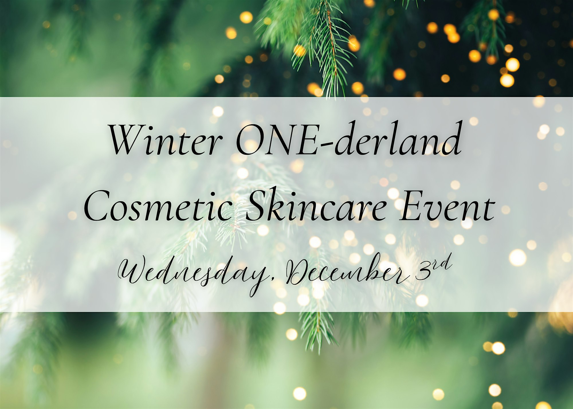 Winter ONE-derland with OneSkin Dermatology at 211 Grant St – Chambersburg, PA
