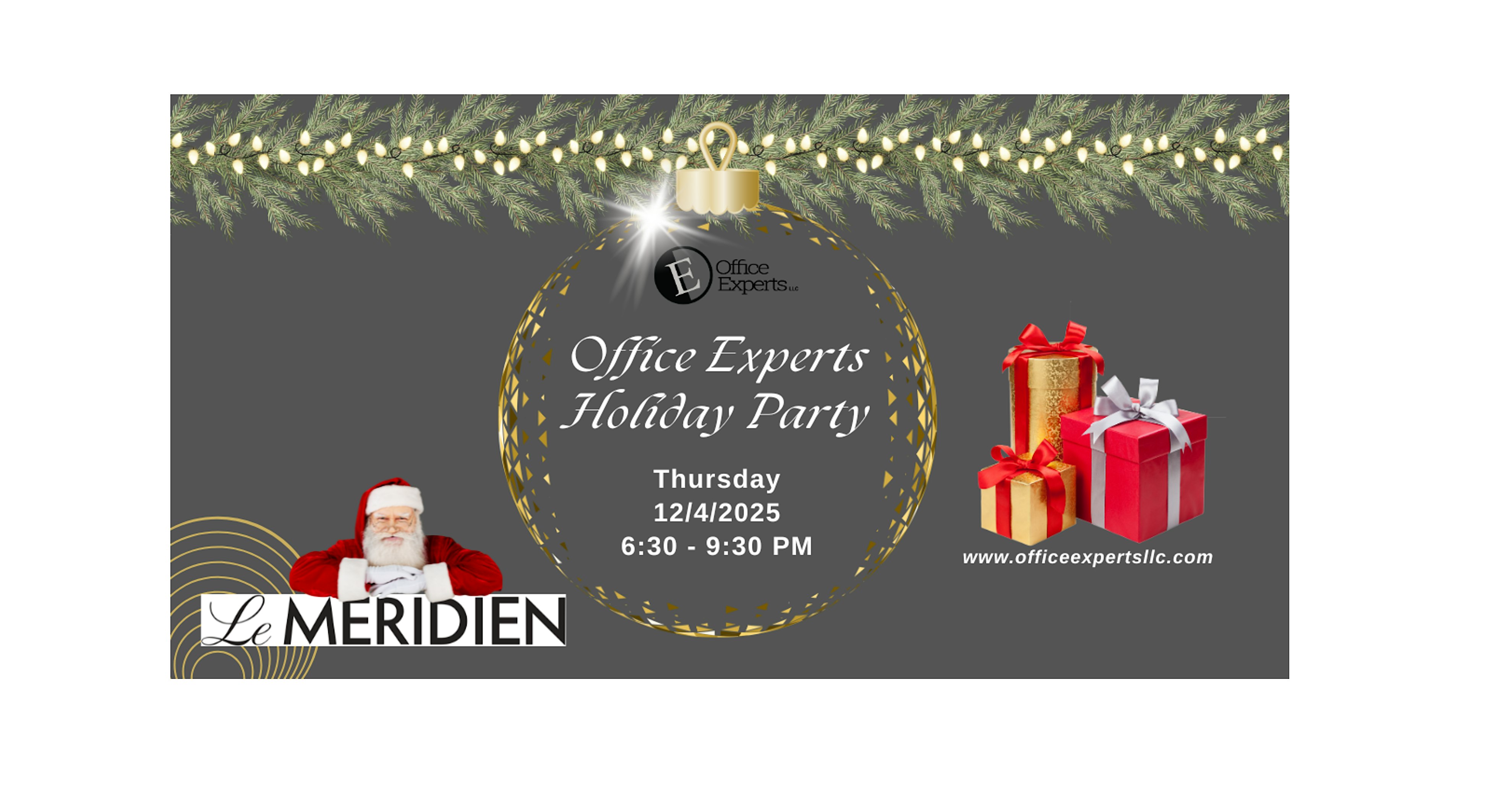 Office Experts Holiday Celebration 2025 at Le Méridien Houston Downtown – Houston, TX