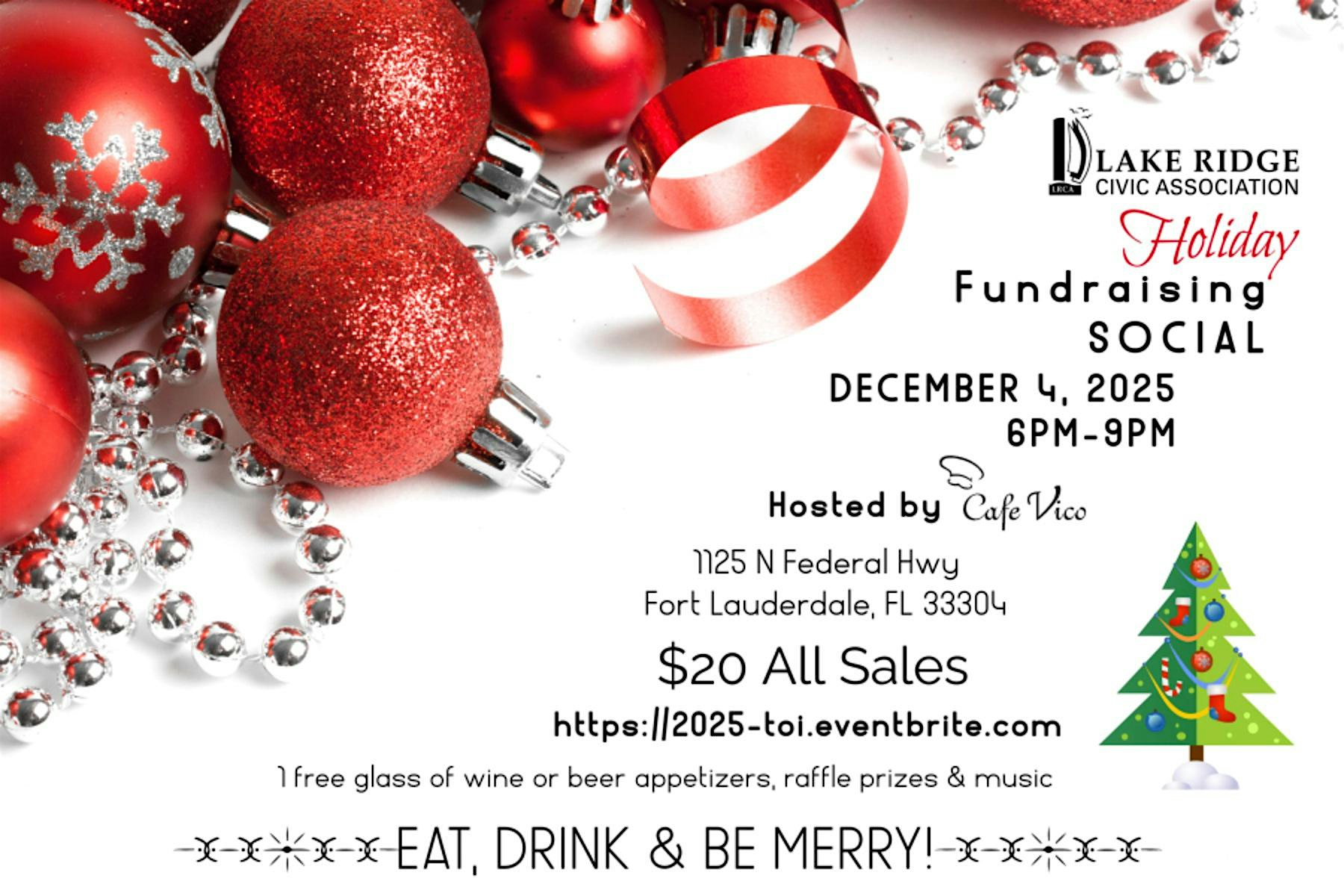 The 2025 Taste of Italy – Lake Ridge Civic Association Fundraiser at Cafe Vico – Fort Lauderdale, FL