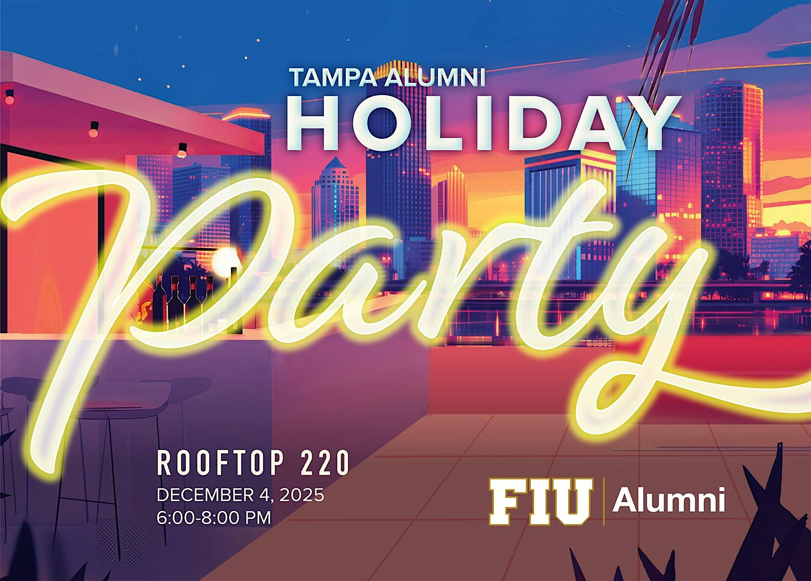 FIU Alumni Tampa Holiday Party at Rooftop 220 – Tampa, FL
