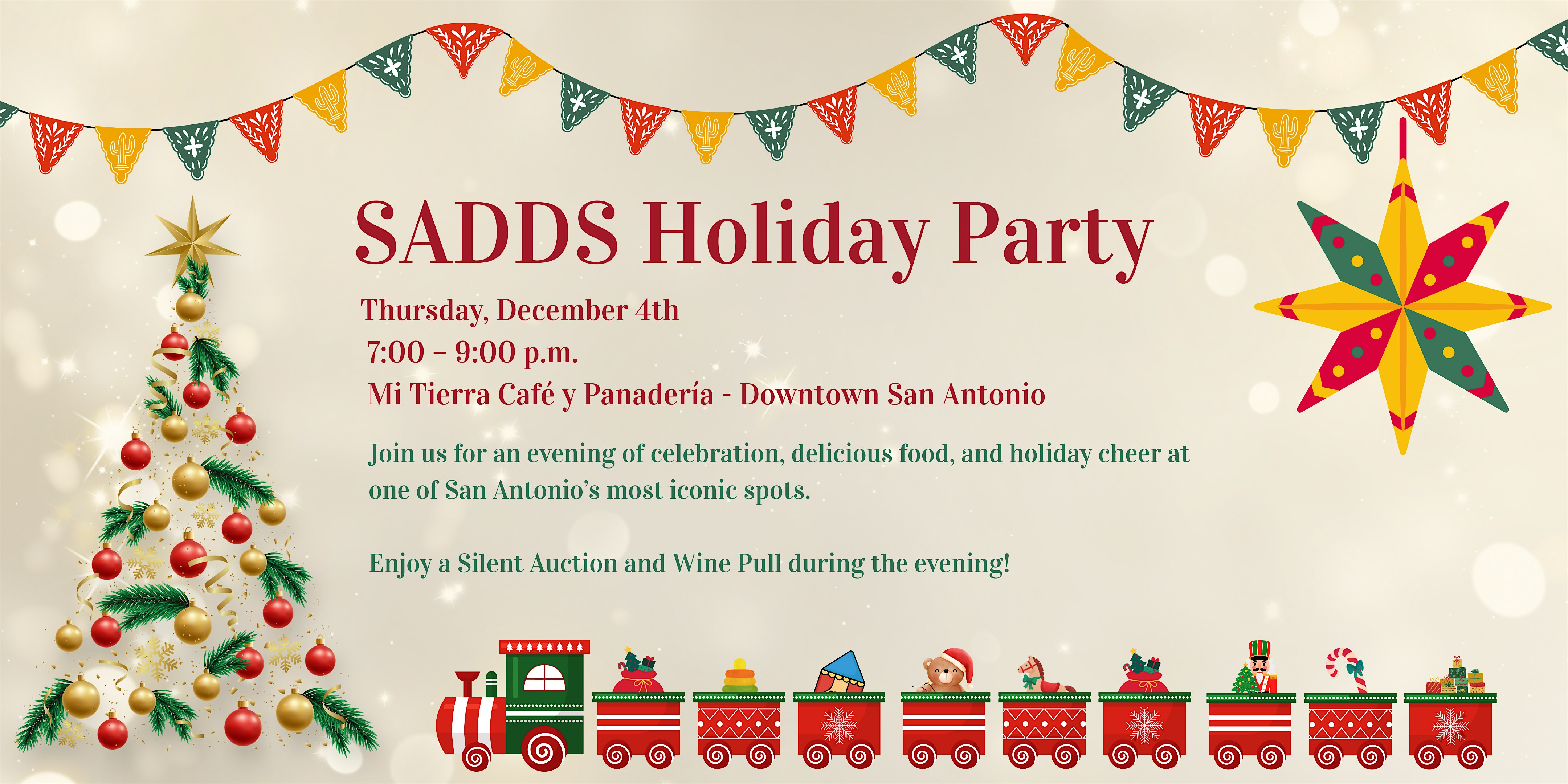 SADDS Holiday Party at Mi Tierra Restaurant and Bakery ATM – San Antonio, TX