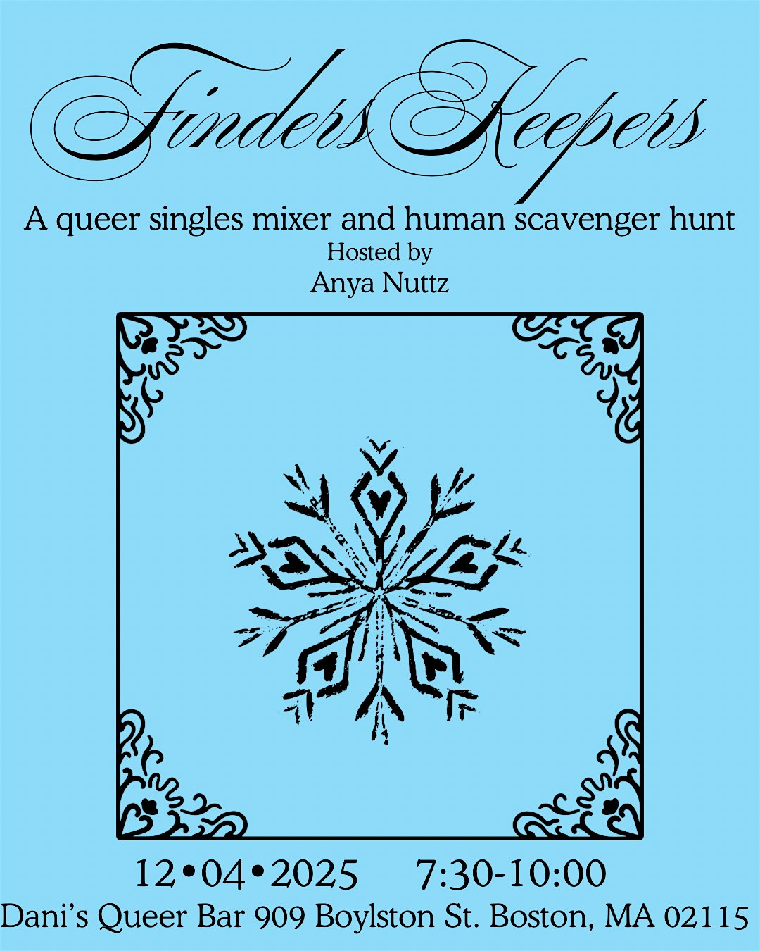 Finders Keepers Sweater Holiday Party at Dani’s Queer Bar – Boston, MA