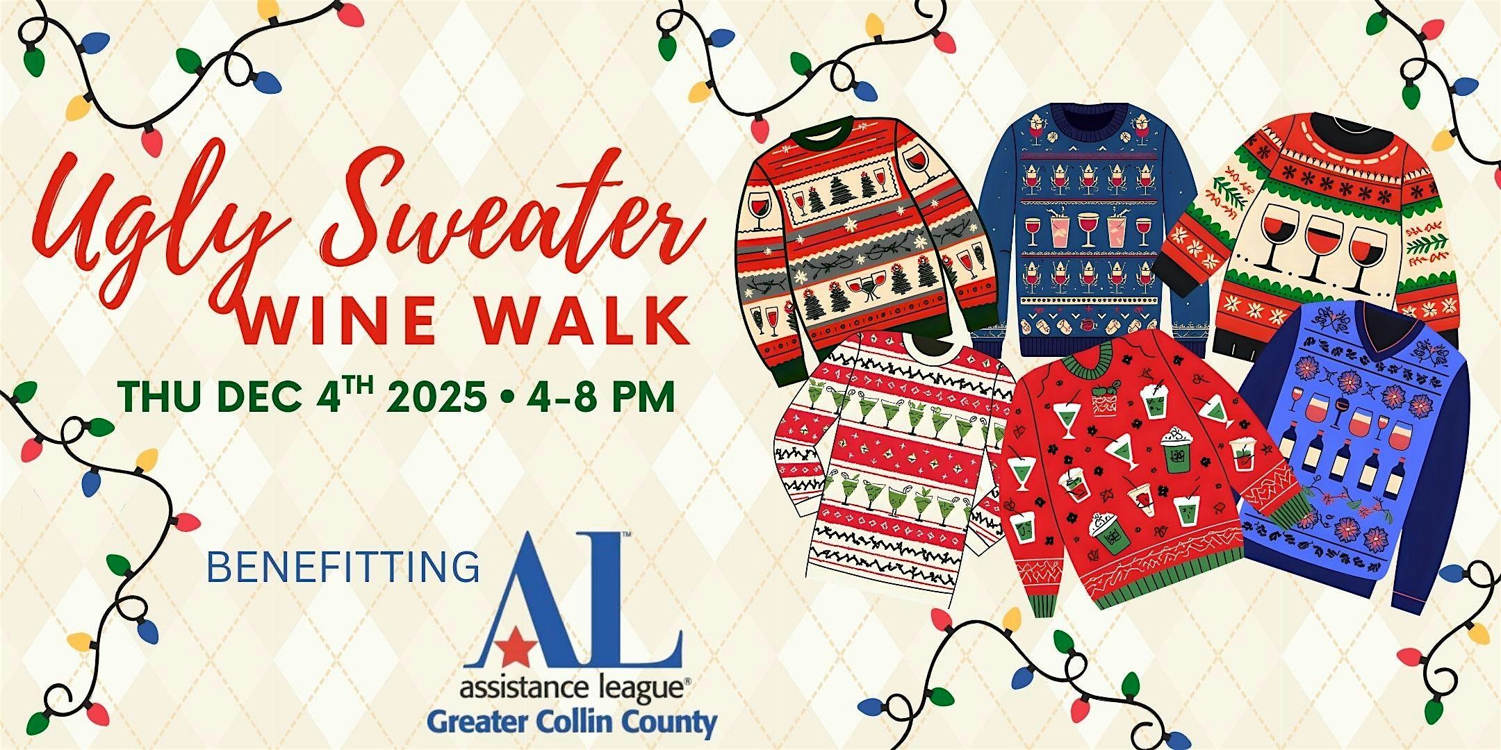 Ugly Sweater Wine Walk at Watters Creek Village – Allen, TX