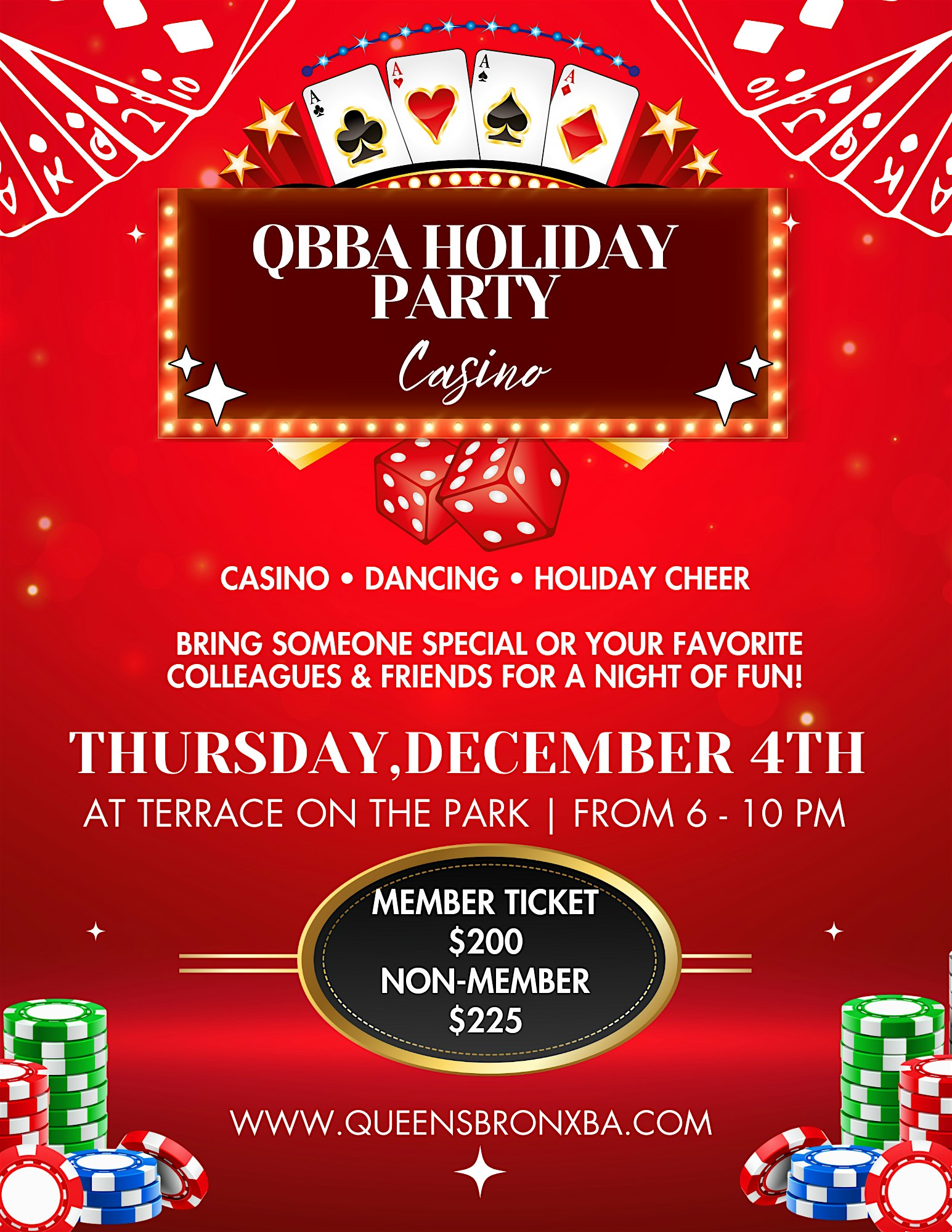 QBBA Holiday Party at Terrace On The Park – Queens, NY