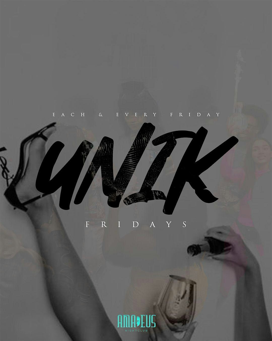 Friday December 5th 2025: Unik Fridays at Amadeus Nightclub at Amadeus Nightclub – Queens, NY