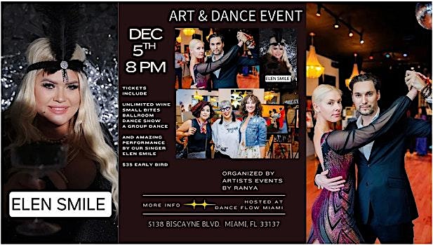 Art & Dance Event | Art Basel Week | Art Week at Dance Flow Miami – Miami, FL
