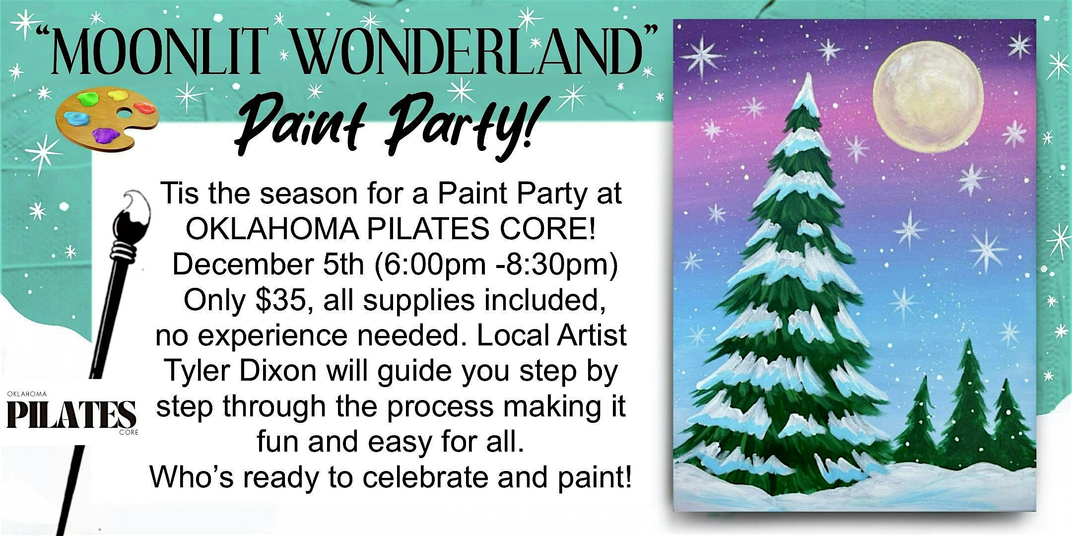 Holiday Paint Party at Oklahoma Pilates Core at Oklahoma Pilates | Core – Marlow, OK