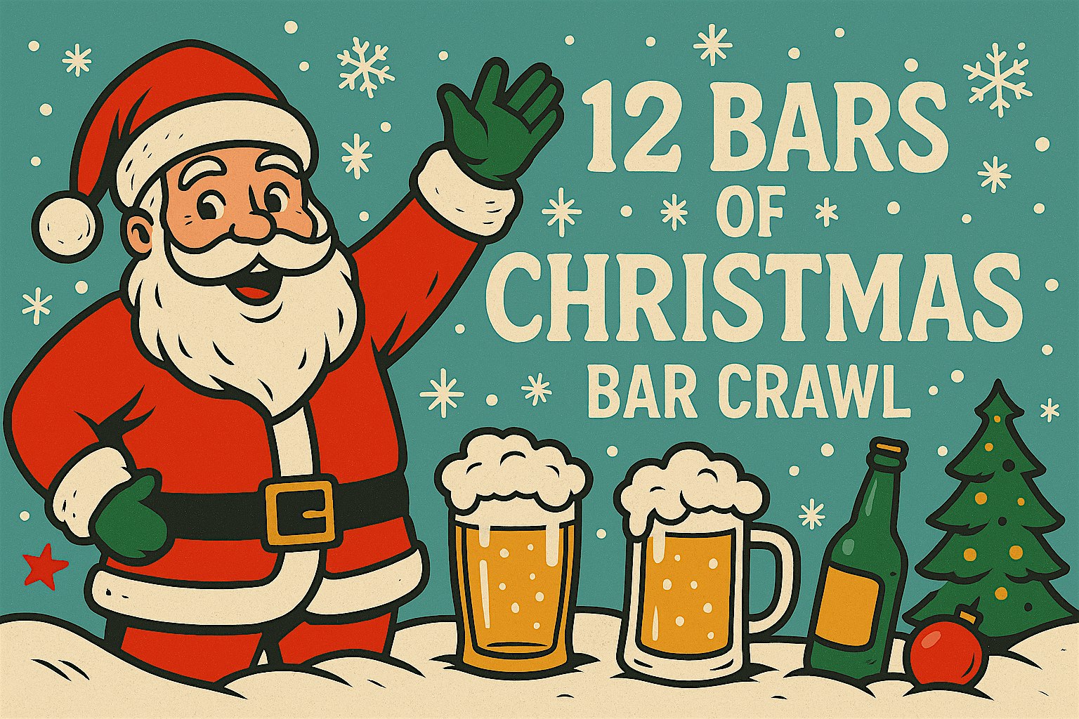 9th Annual 12 Bars of Christmas Crawl® – Cleveland at Dive Bar – Cleveland, OH