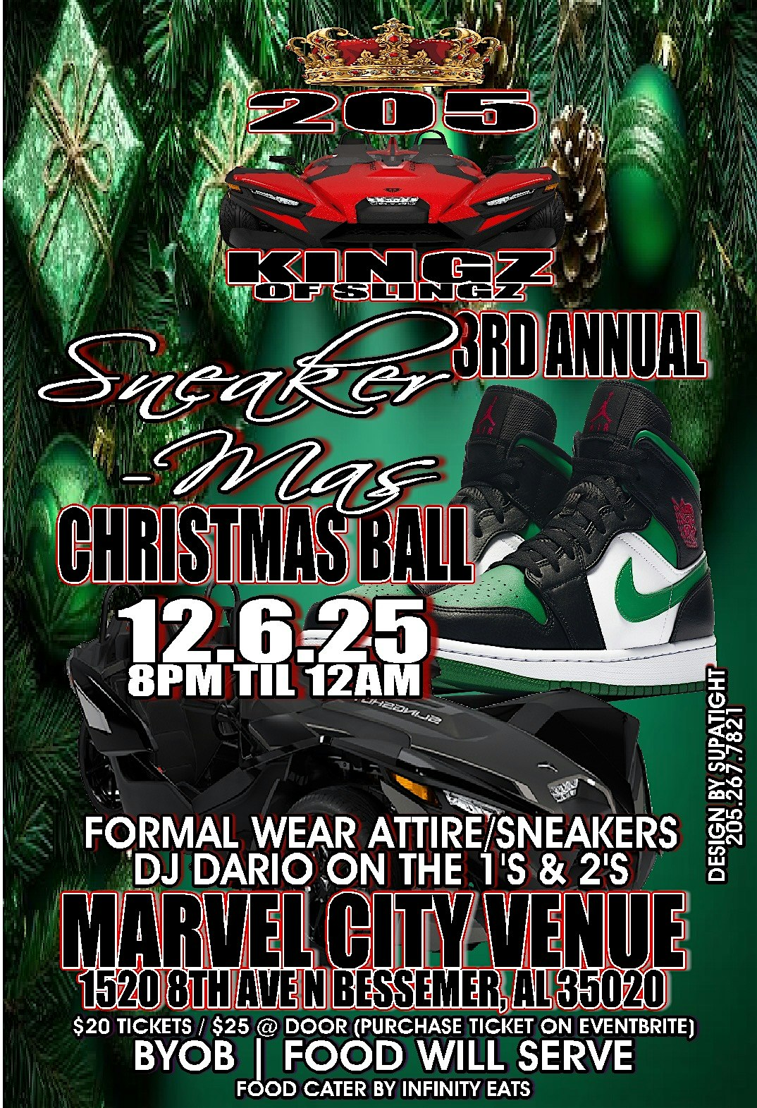 205 Kingz Of Slingz Christmas Ball/Sneaker Ball 2025 at Marvel City Venue – Bessemer, AL